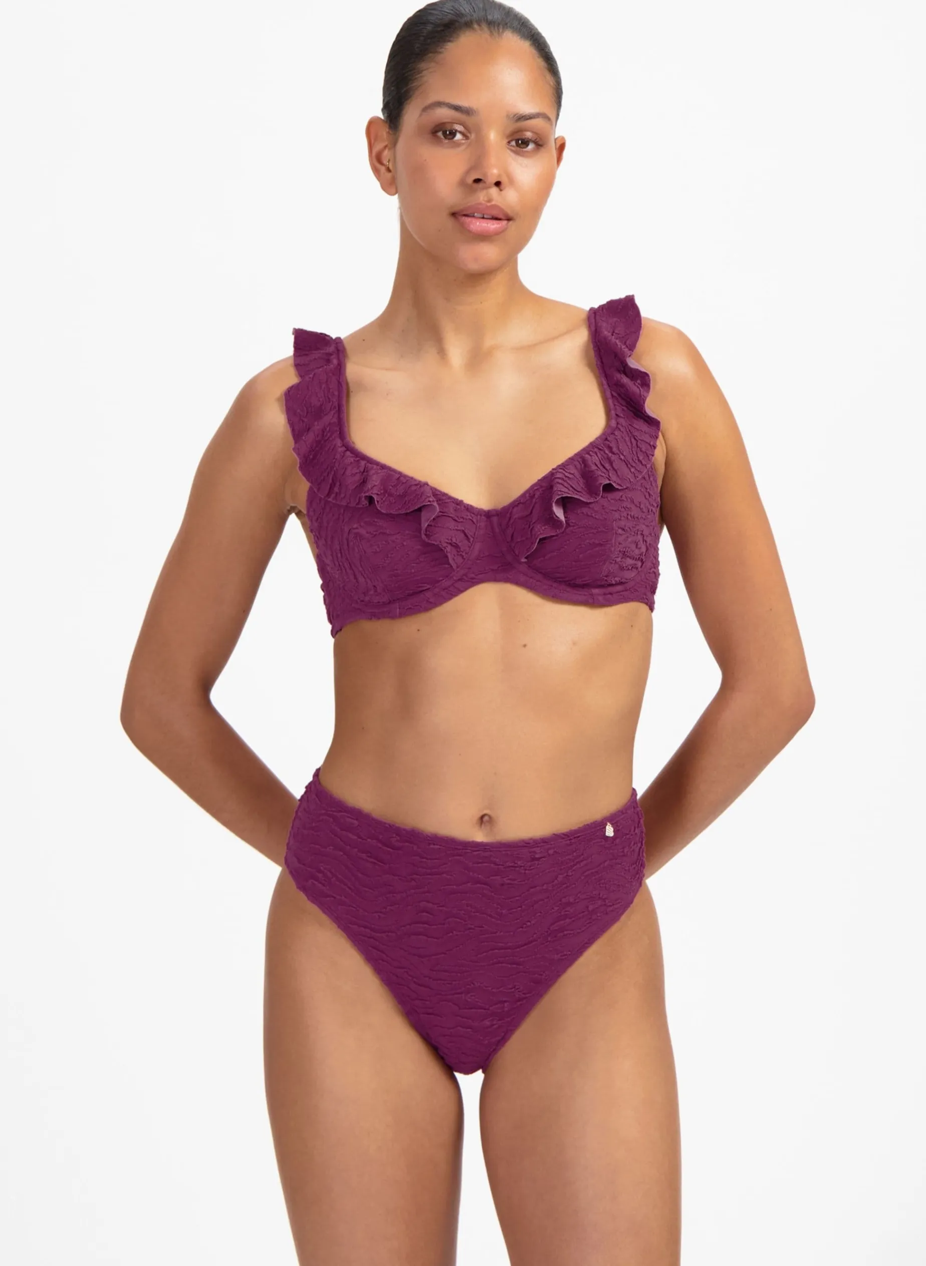 Beachlife LINE BEACHLIFE 2 High Waist Bikinibroekje - Violet