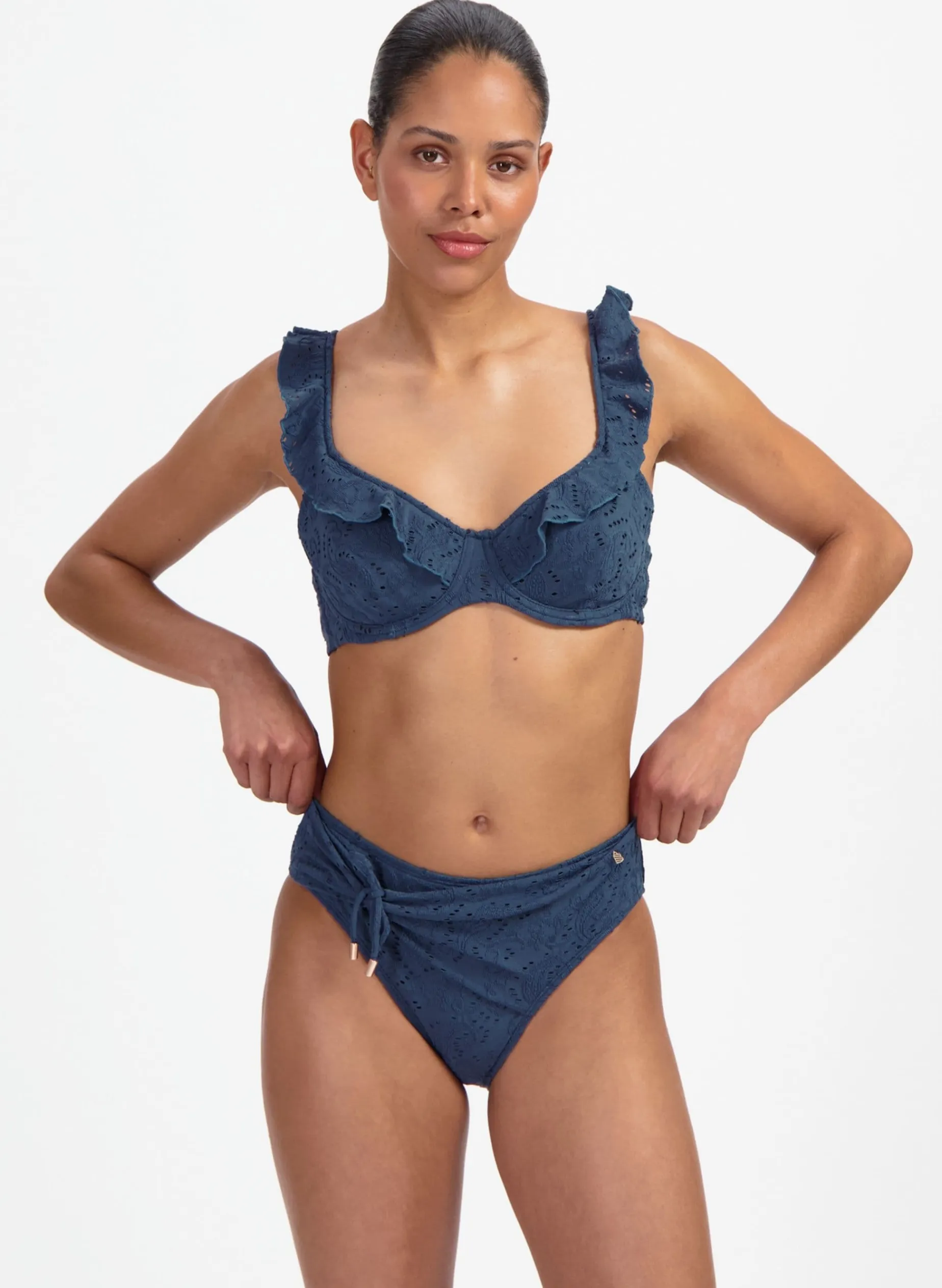 Beachlife LINE BEACHLIFE 2 Mid Bikinibroekje - Grijsblauw