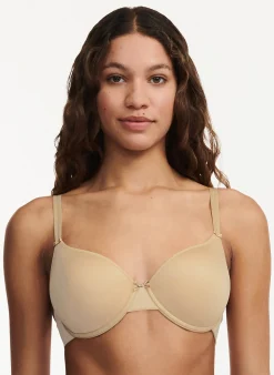 Chantelle Basic Invisible Voorgevormde T-shirt BH - Beige