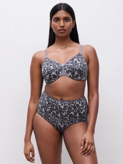 Chantelle C Magnifique Hoge taille slip - Grey Leopard