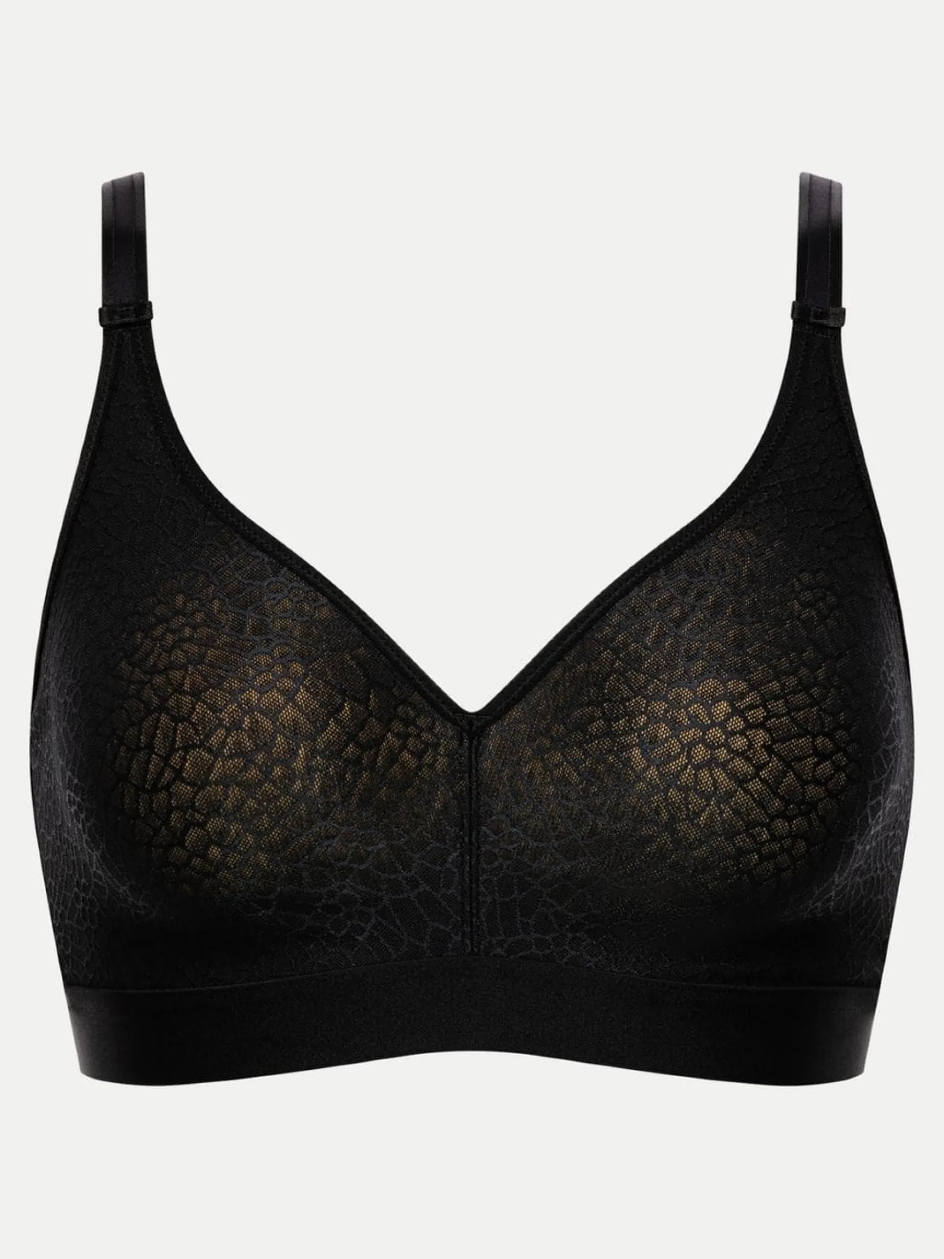 Chantelle C Magnifique Niet Voorgevormde BH zonder Beugel - Zwart