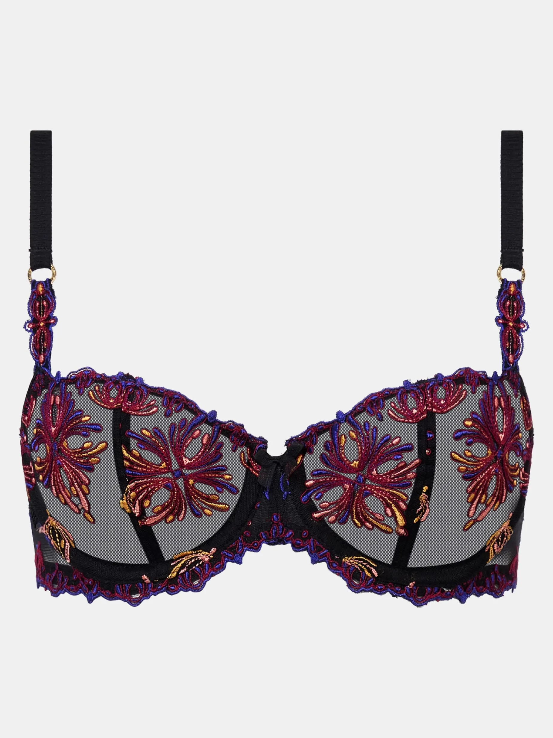 Chantelle Champs Elysees Balconette BH - Black Jewels
