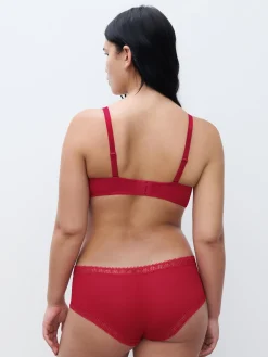 Chantelle Day To Night Shorty - Poppy Red