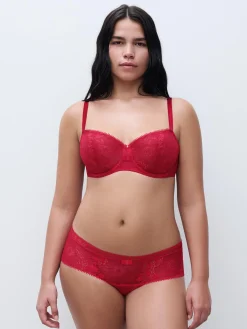Chantelle Day To Night Shorty - Poppy Red