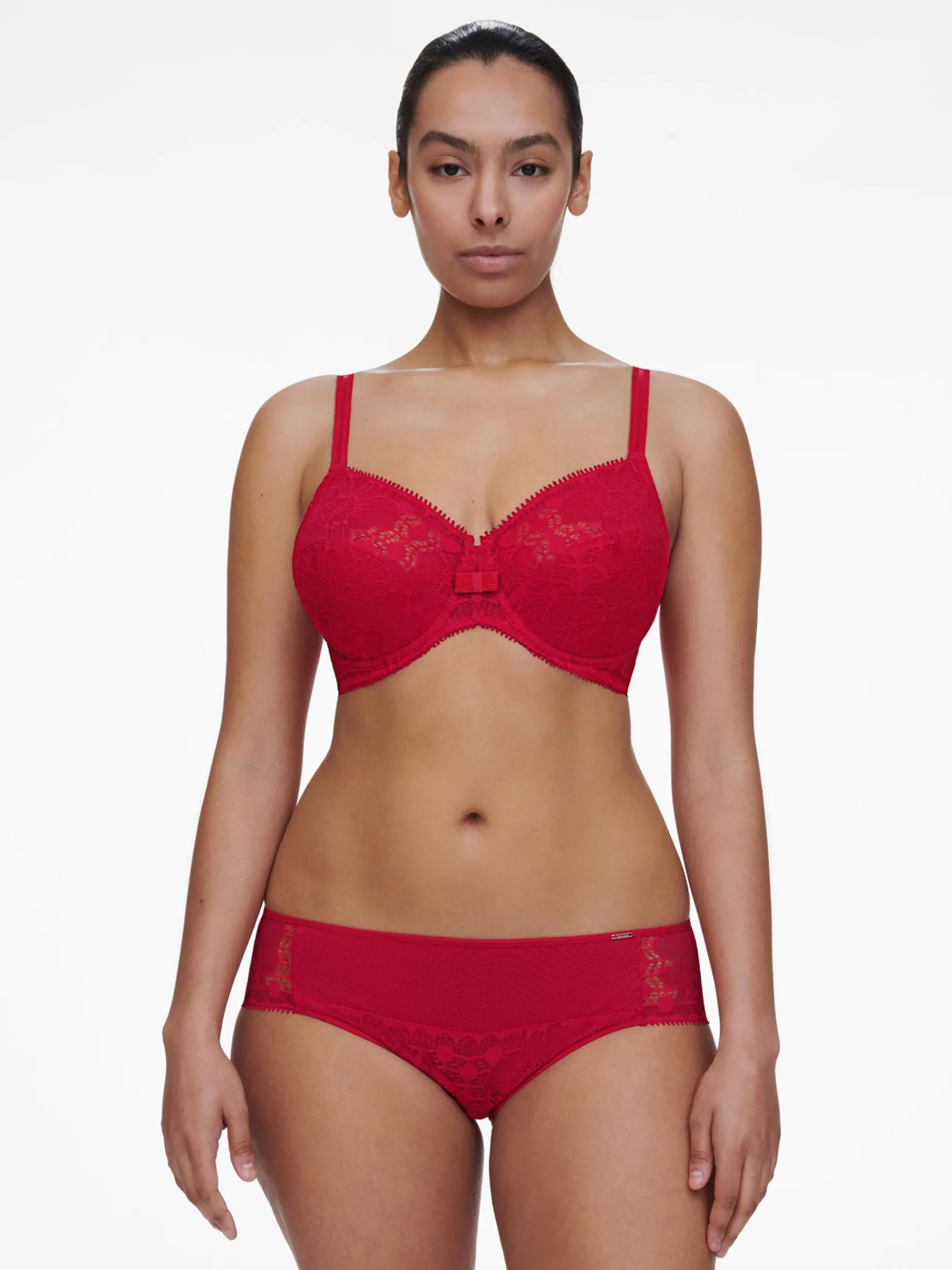 Chantelle Day To Night Slip - Poppy Red