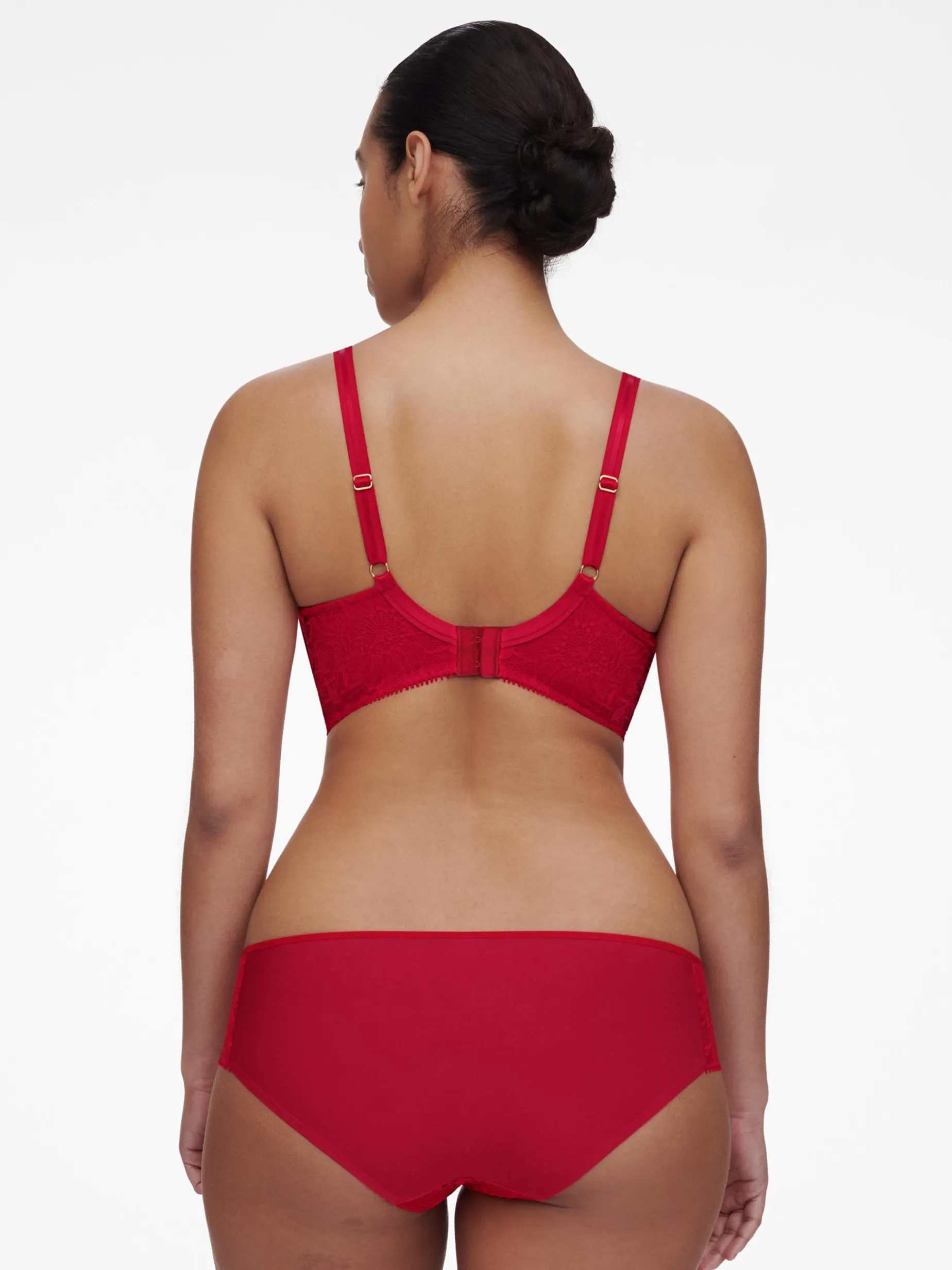 Chantelle Day To Night Slip - Poppy Red