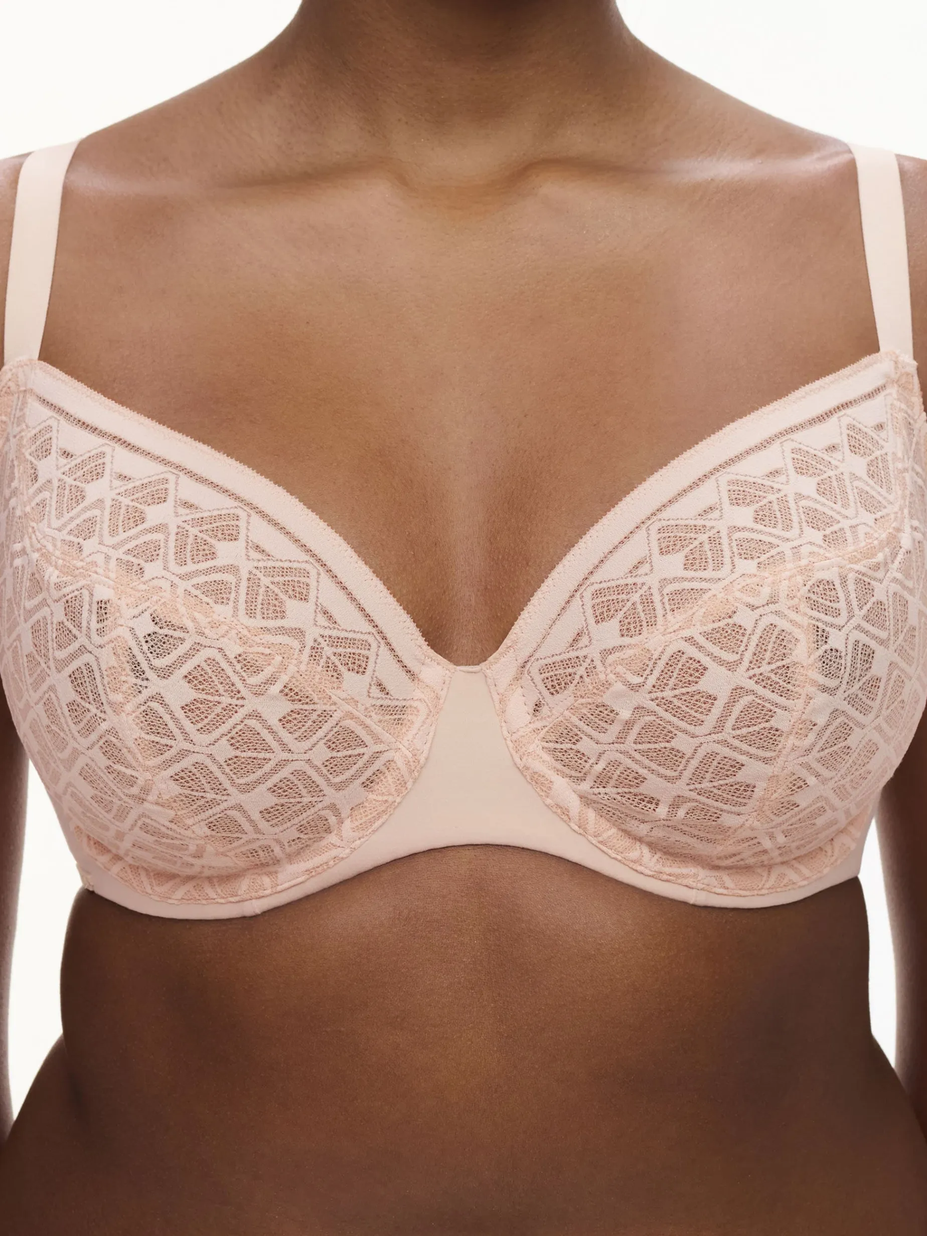 Chantelle EasyFeel ACE Niet Voorgevormde Beugel BH - Goudkleurig Beige