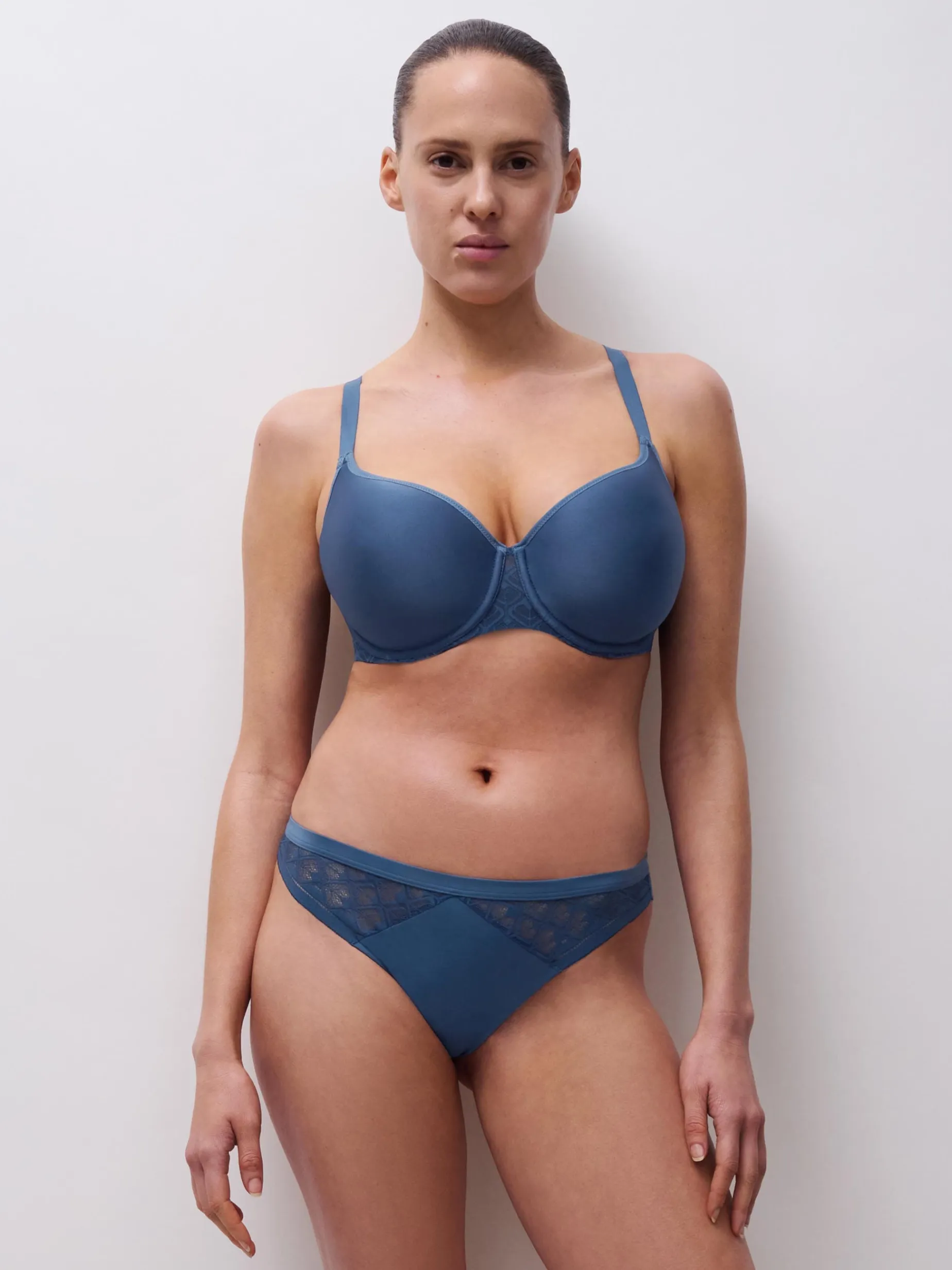 Chantelle EasyFeel ACE T-shirt BH - Jeans Blue