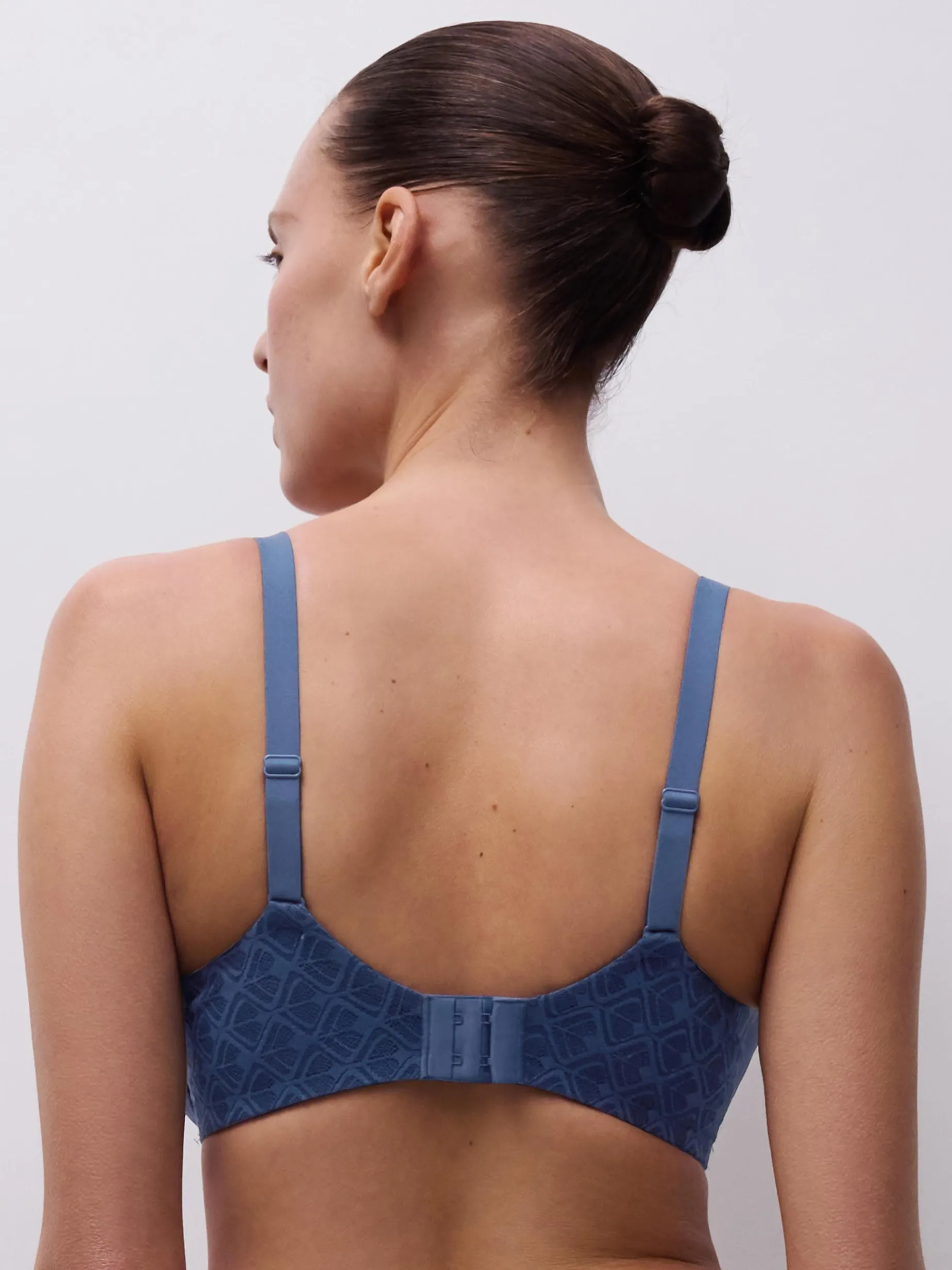 Chantelle EasyFeel ACE T-shirt BH - Jeans Blue