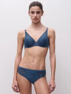 Chantelle EasyFeel ACE T-shirt BH - Jeans Blue