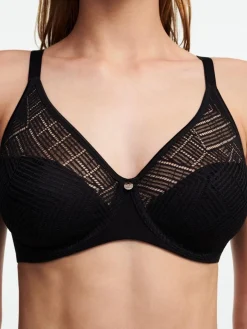 Chantelle EasyFeel Emma Niet Voorgevormde Beugel BH - Zwart