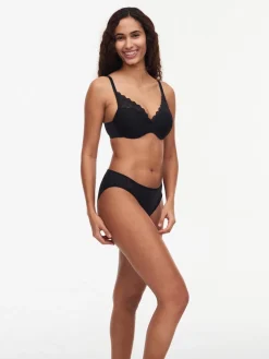 Chantelle EasyFeel Floral Touch Voorgevormde Memory BH - Zwart