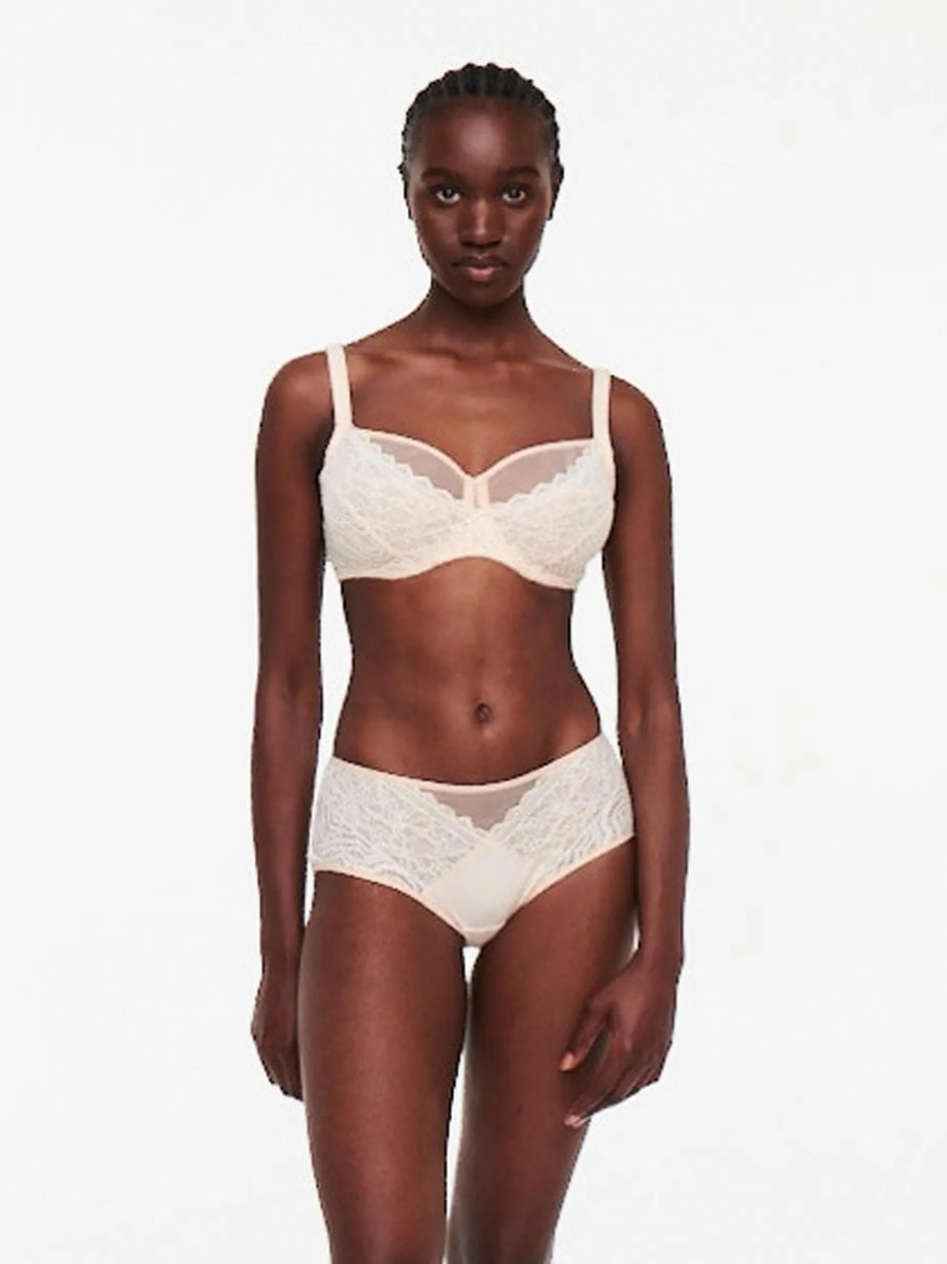 Chantelle EasyFeel Floral Touch Niet voorgevormde Beugel BH - Goudkleurig Beige