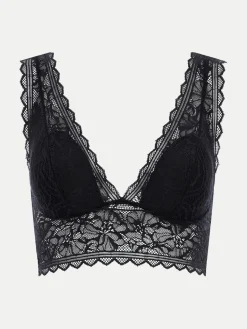 Chantelle EasyFeel Floral Touch Bralette - Zwart