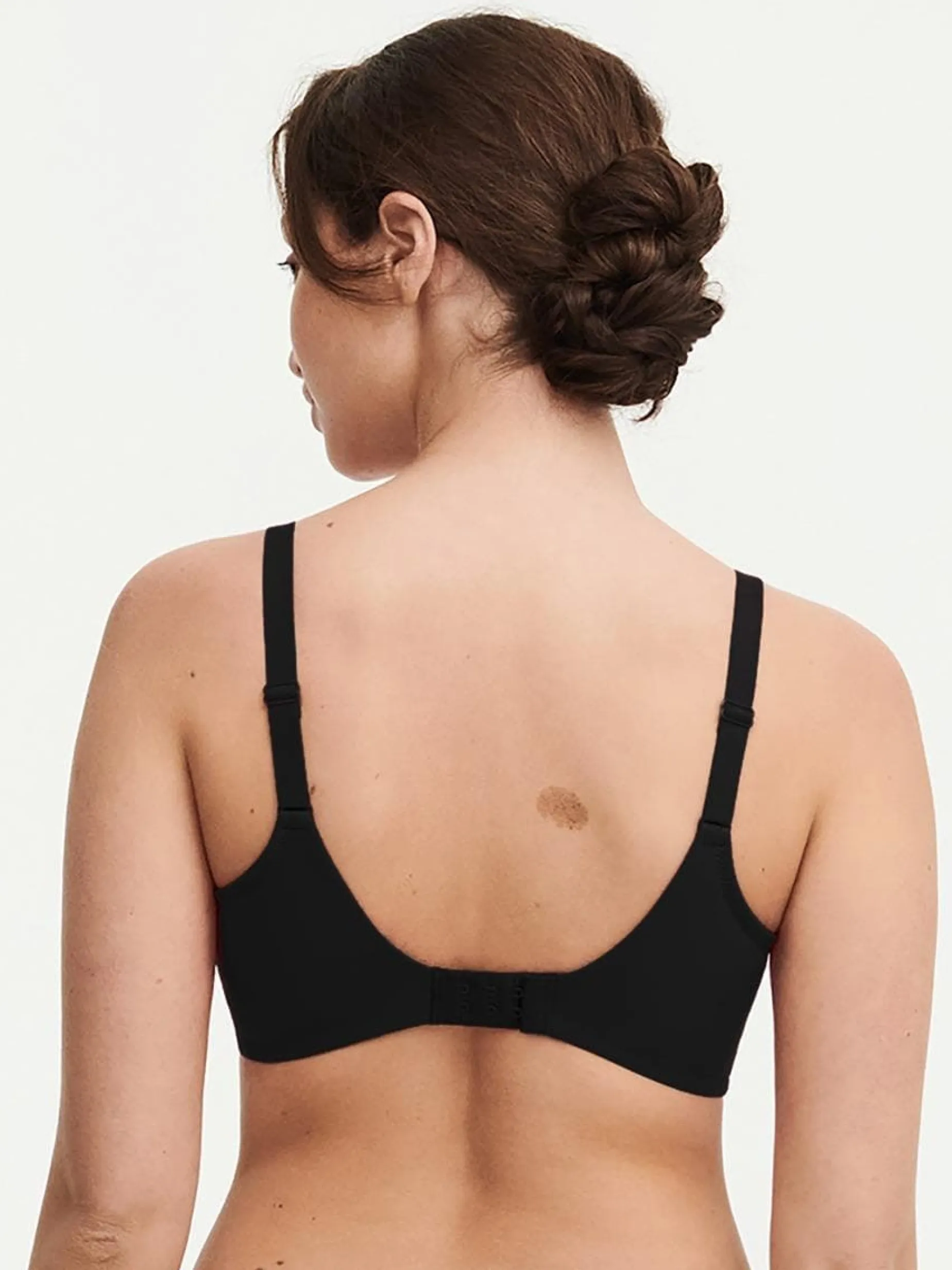 Chantelle EasyFeel Floral Touch Niet voorgevormde Beugel BH - Zwart