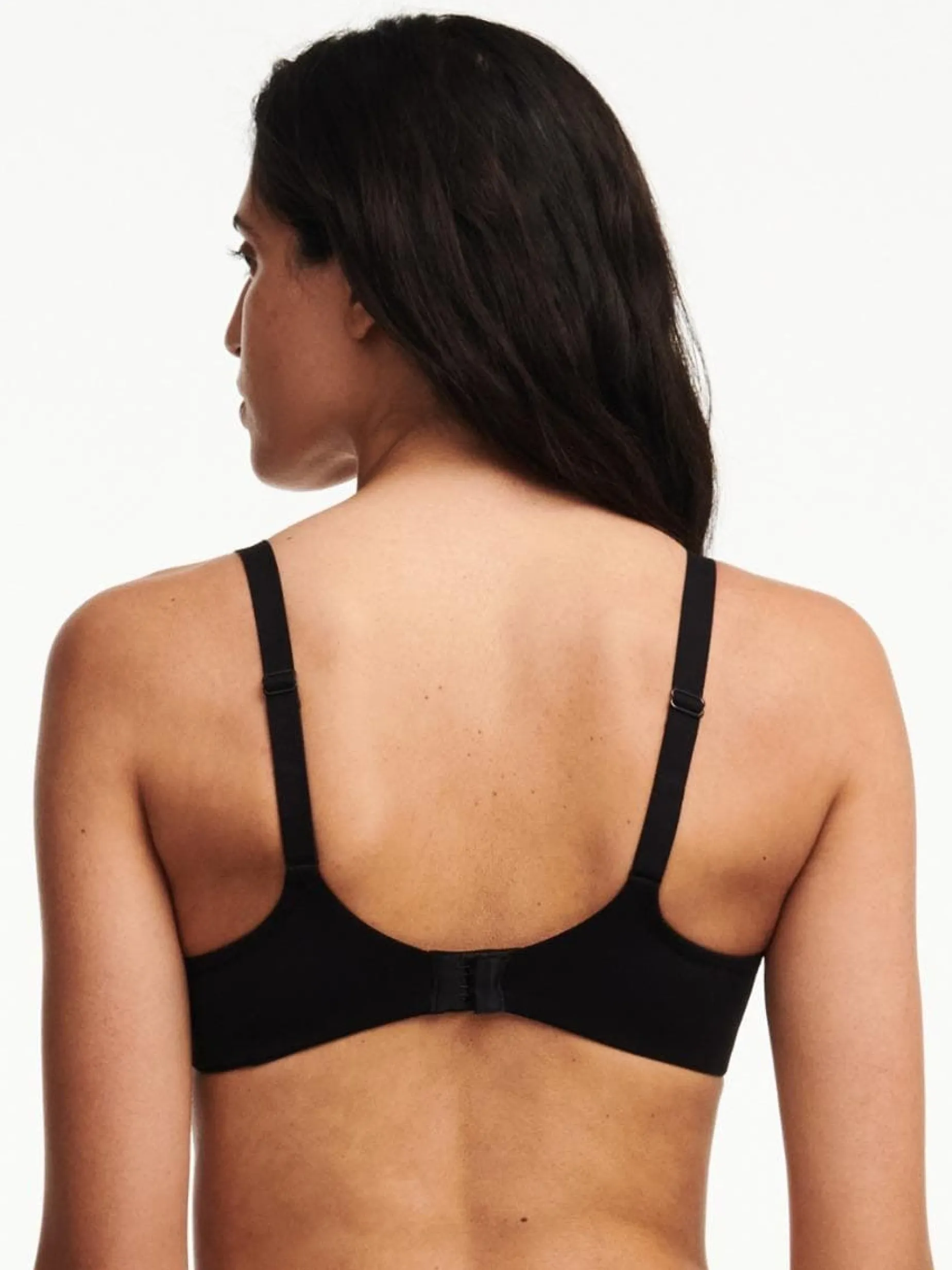 Chantelle EasyFeel Floral Touch Niet voorgevormde Beugel BH - Zwart