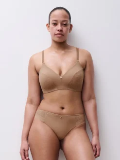 Chantelle EasyFeel Honey Beugelloze BH - Coffee Latte