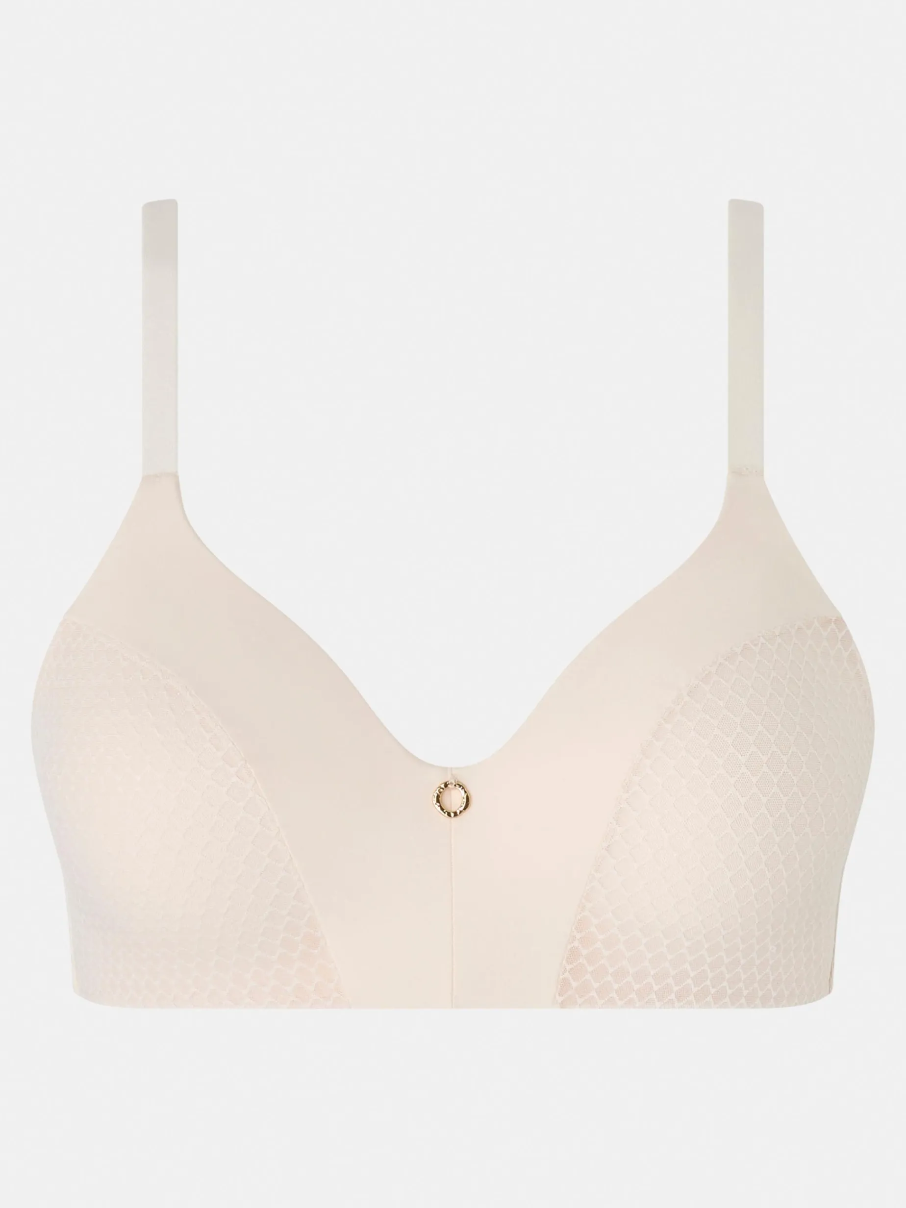 Chantelle EasyFeel Honey Beugelloze BH - Talc