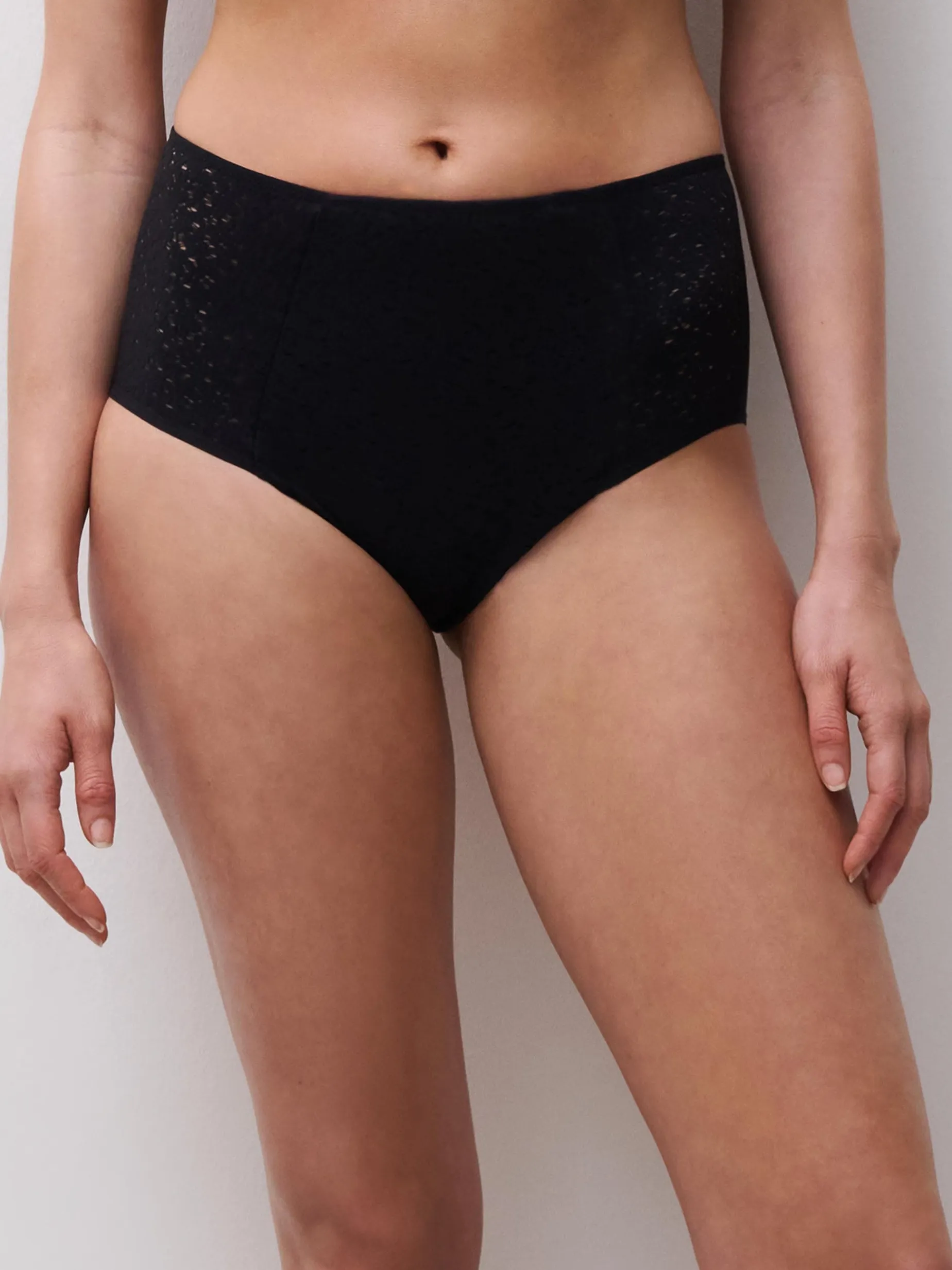 Chantelle EasyFeel Norah Hoge taille slip - Zwart