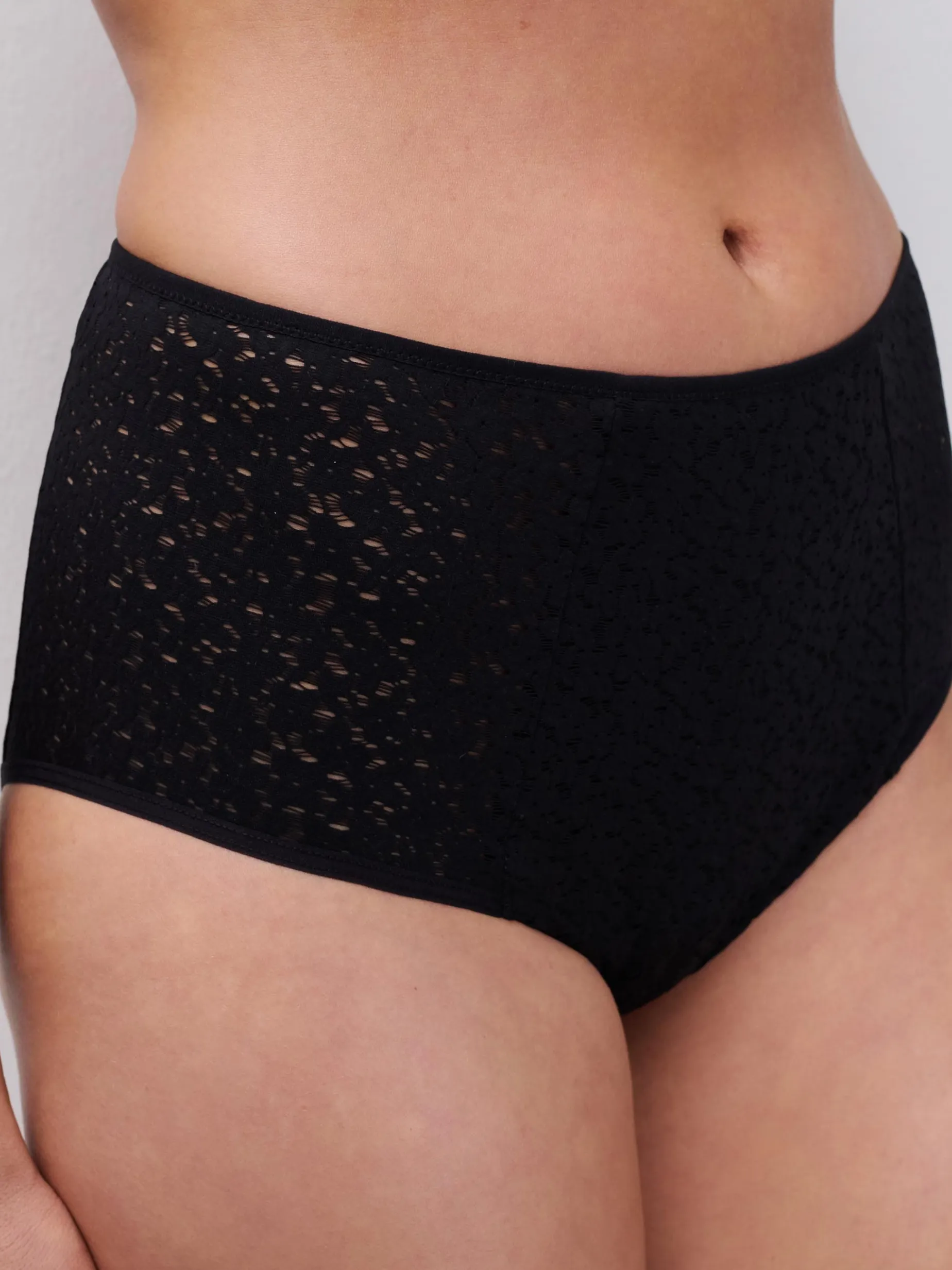 Chantelle EasyFeel Norah Hoge taille slip - Zwart