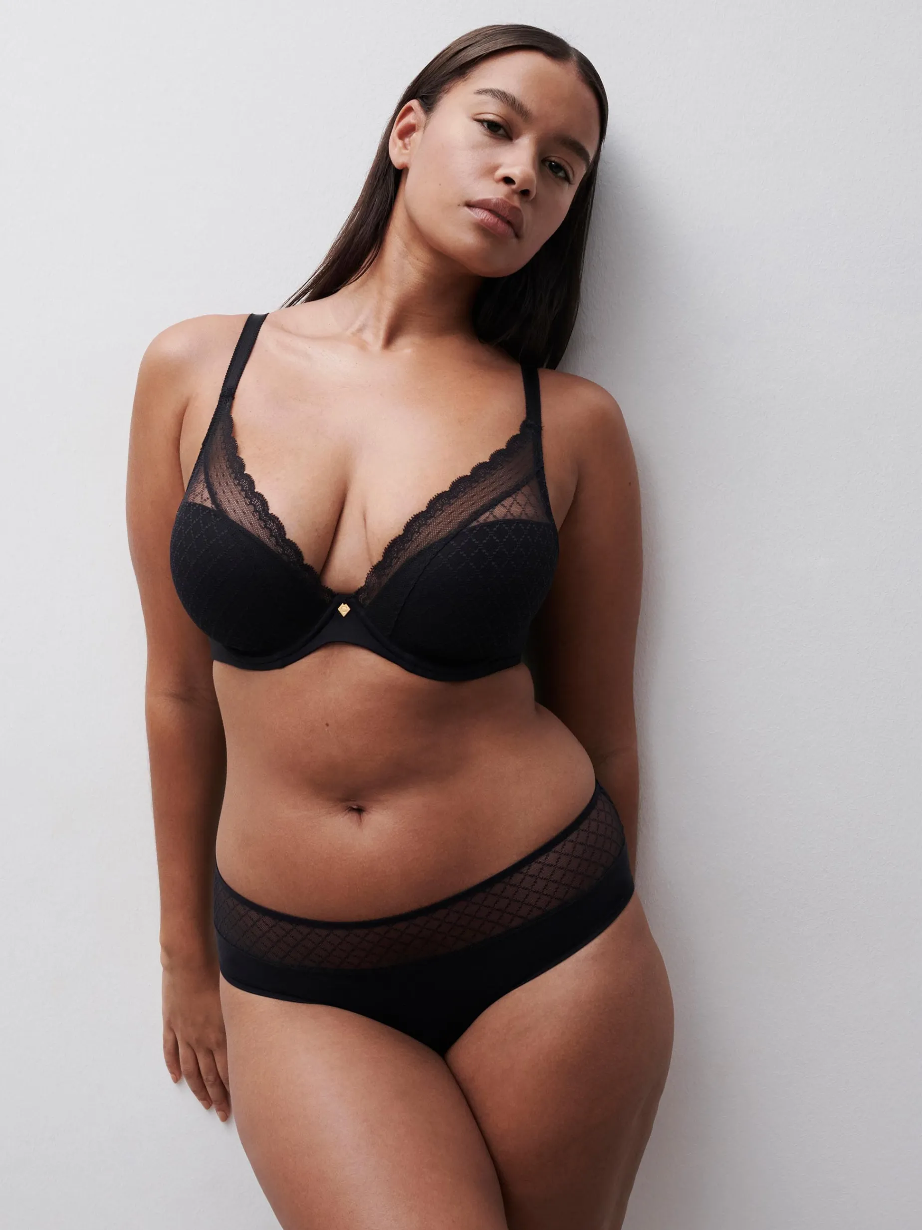 Chantelle EasyFeel NORAH CHIC Plunge BH - Zwart