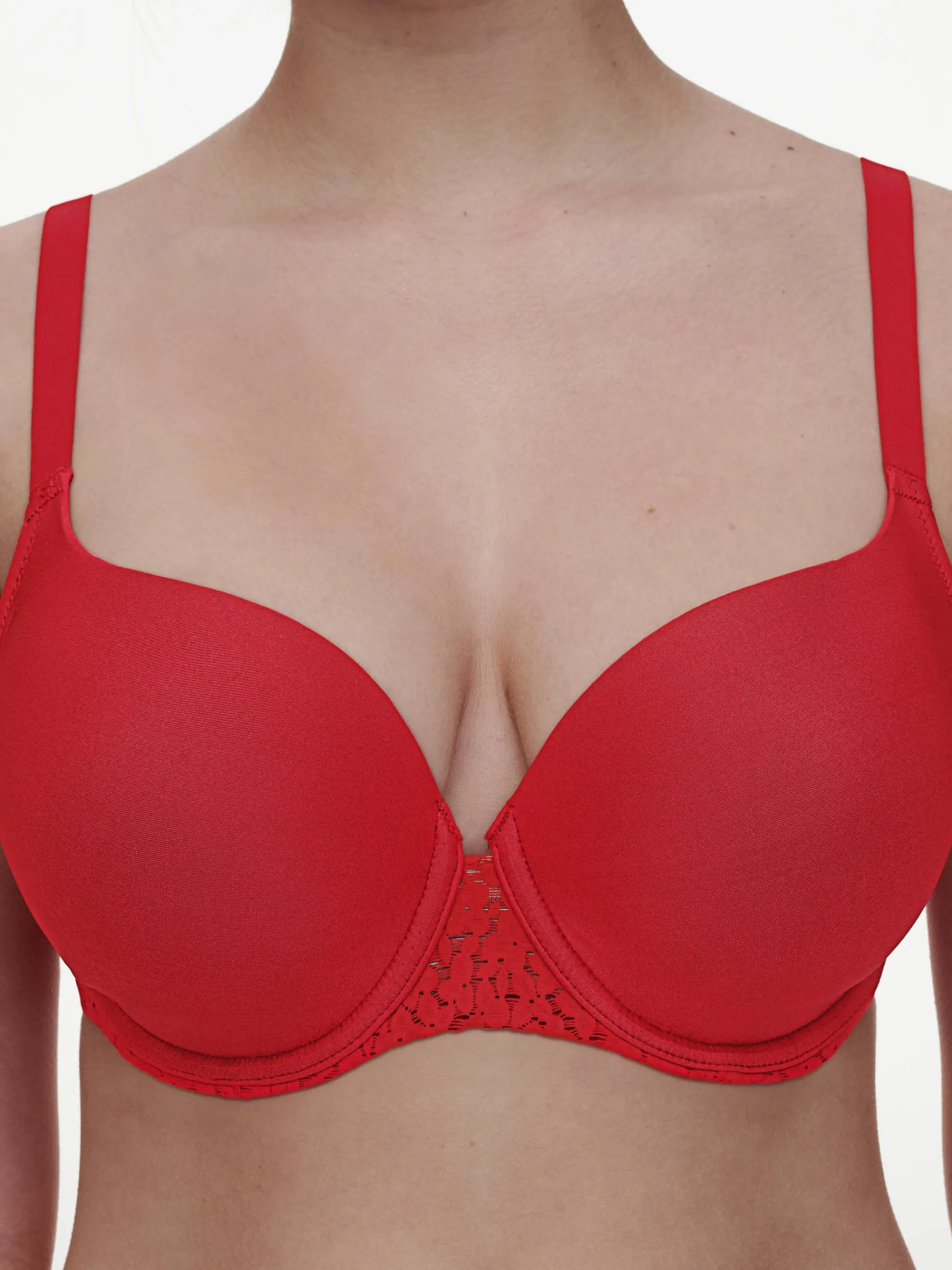 Chantelle EasyFeel Norah T-shirt BH - Poppy Red