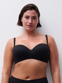 Chantelle EasyFeel Norah Strapless BH - Zwart