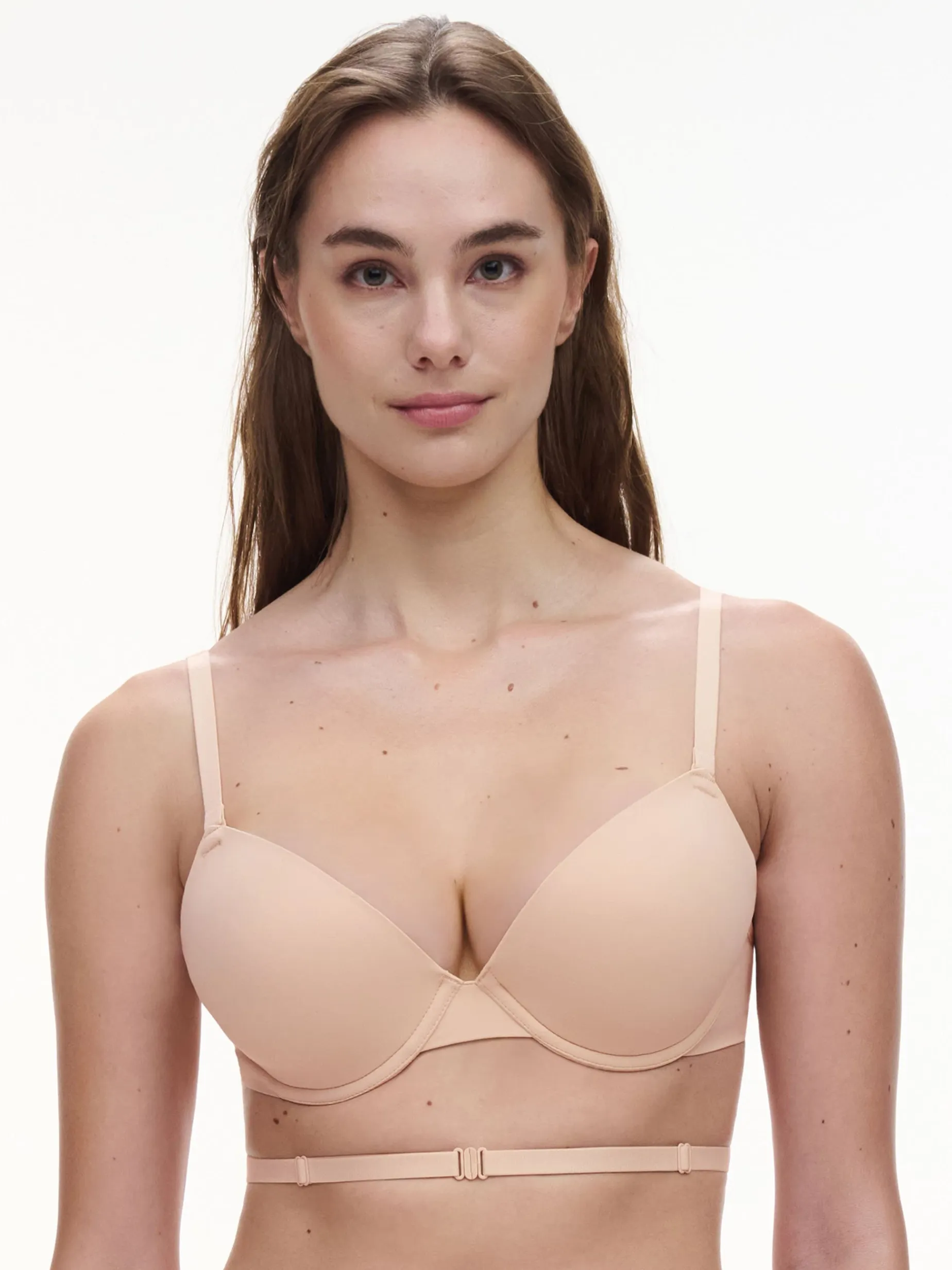 Chantelle EasyFeel OPEN BACK T-shirt BH met open back - Goudkleurig Beige