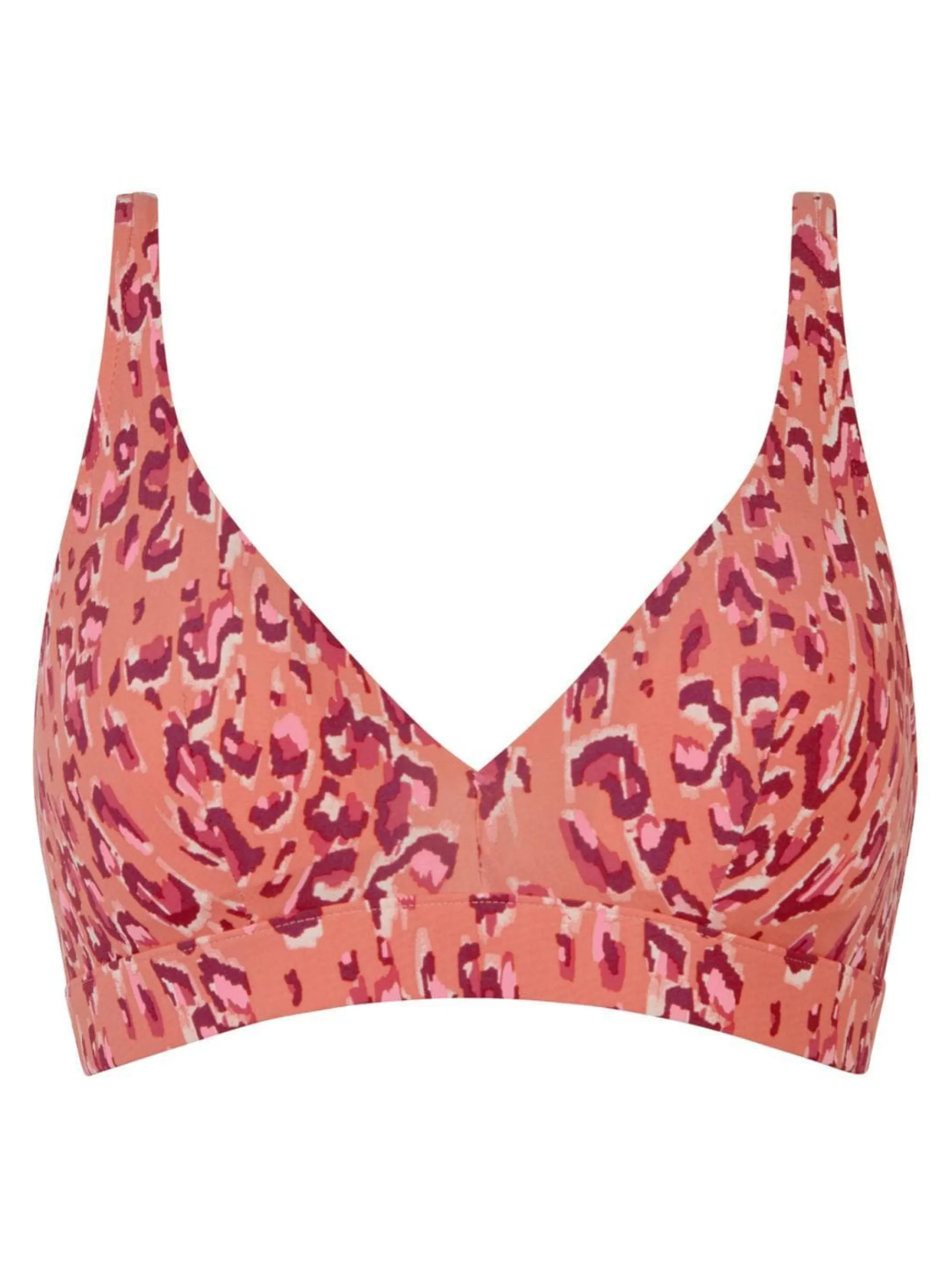 Chantelle EOS Beugeloze bikini top - Luipaard oranje