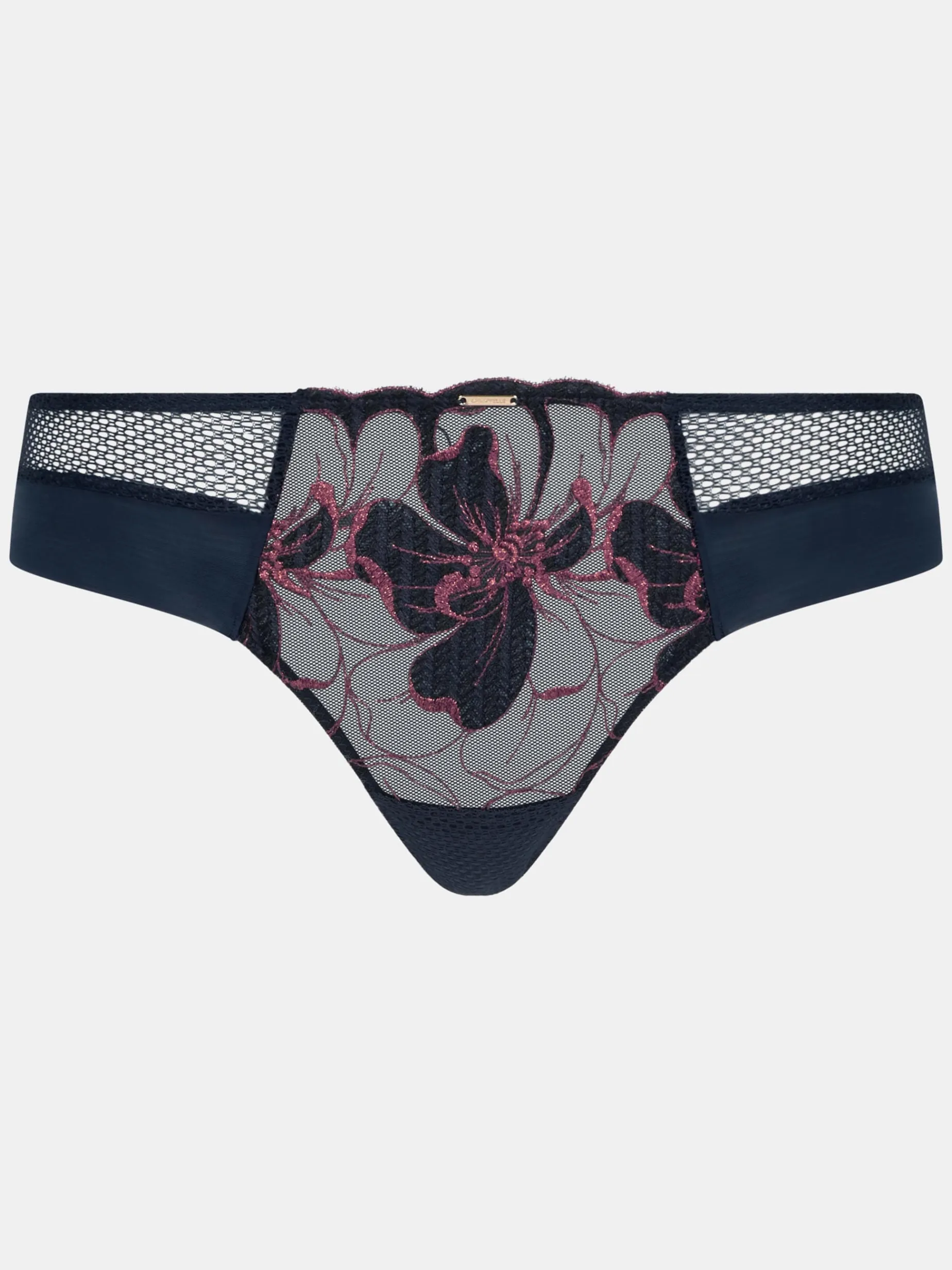 Chantelle FLEURS SIGNATURE Fleurs Signature Shorty - Sailing Blue Lurex
