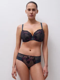 Chantelle FLEURS SIGNATURE Fleurs Signature Shorty - Sailing Blue Lurex