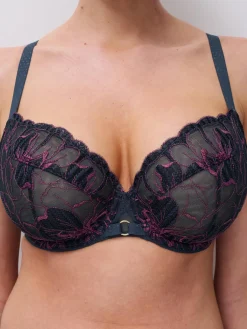 Chantelle FLEURS SIGNATURE Beugel BH - Sailing Blue Lurex