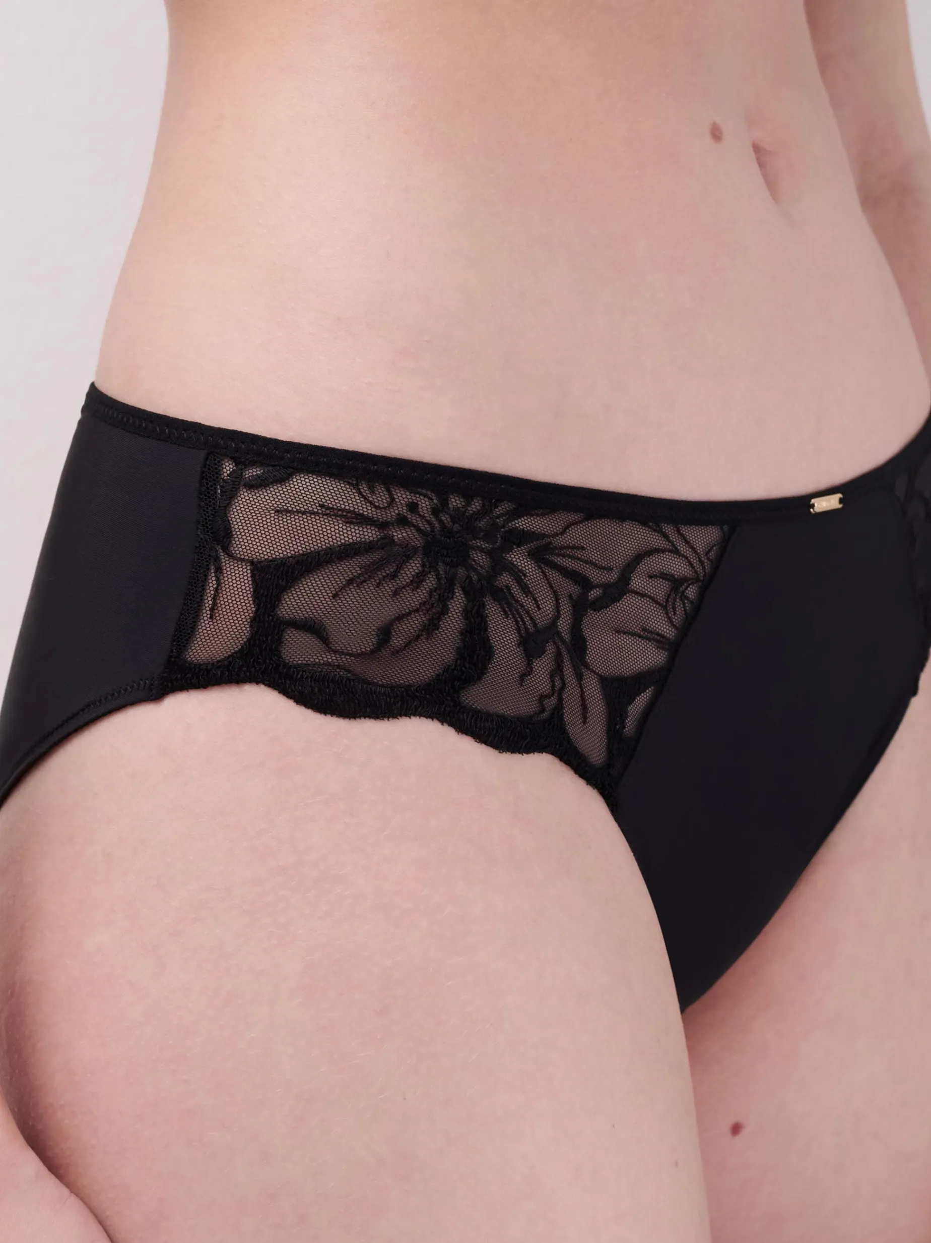 Chantelle FLEURS Slip - Zwart