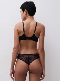 Chantelle FLEURS String - Zwart