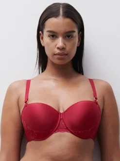 Chantelle FLEURS T-shirt BH - Candy Apple Shades