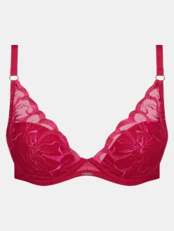 Chantelle FLEURS Voorgevormde Plunge BH - Candy Apple Shades