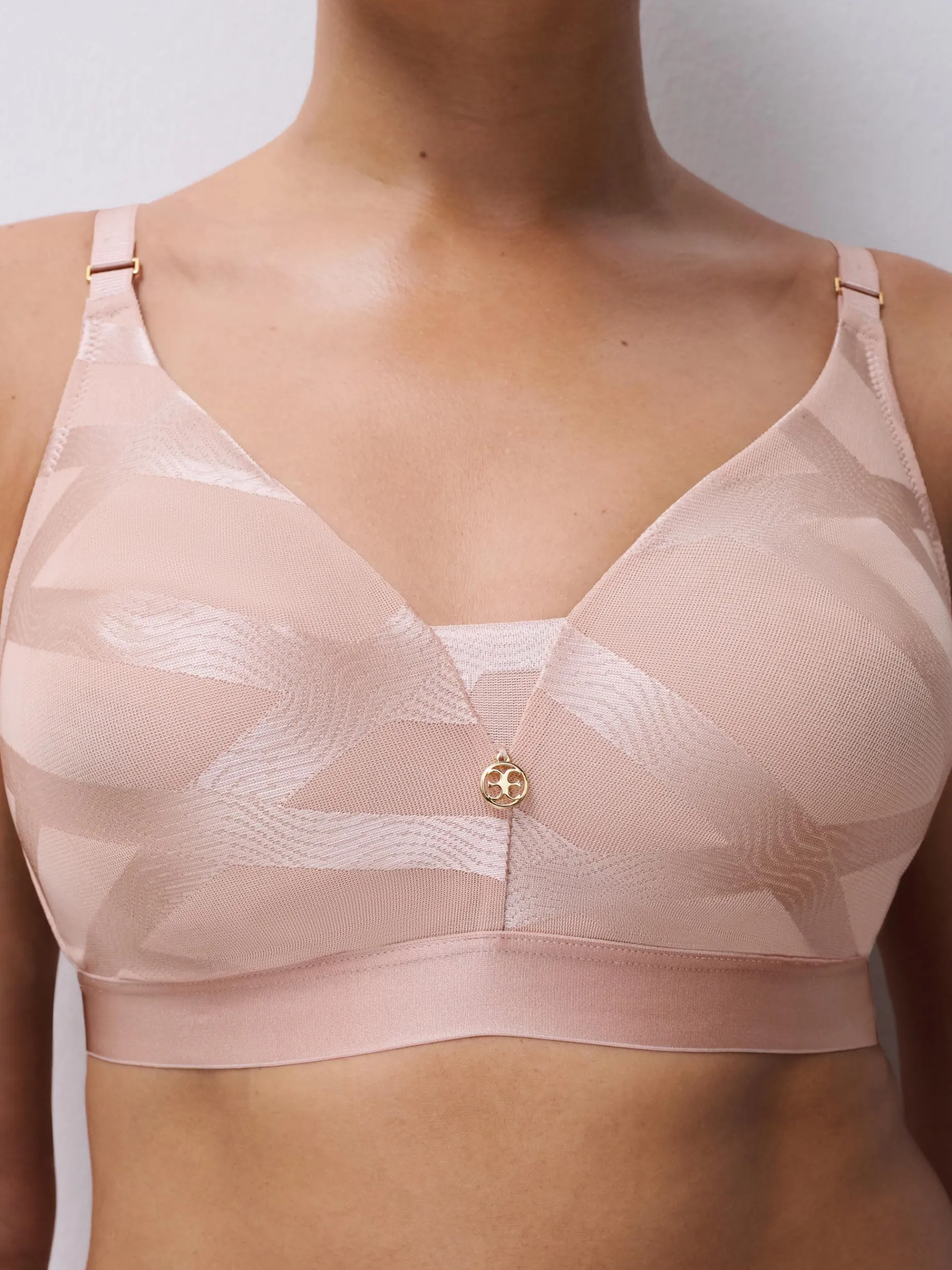 Chantelle GLAZE Beugelloze BH - Soft pink