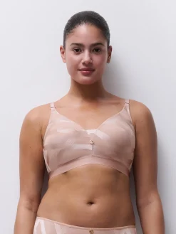 Chantelle GLAZE Beugelloze BH - Soft pink