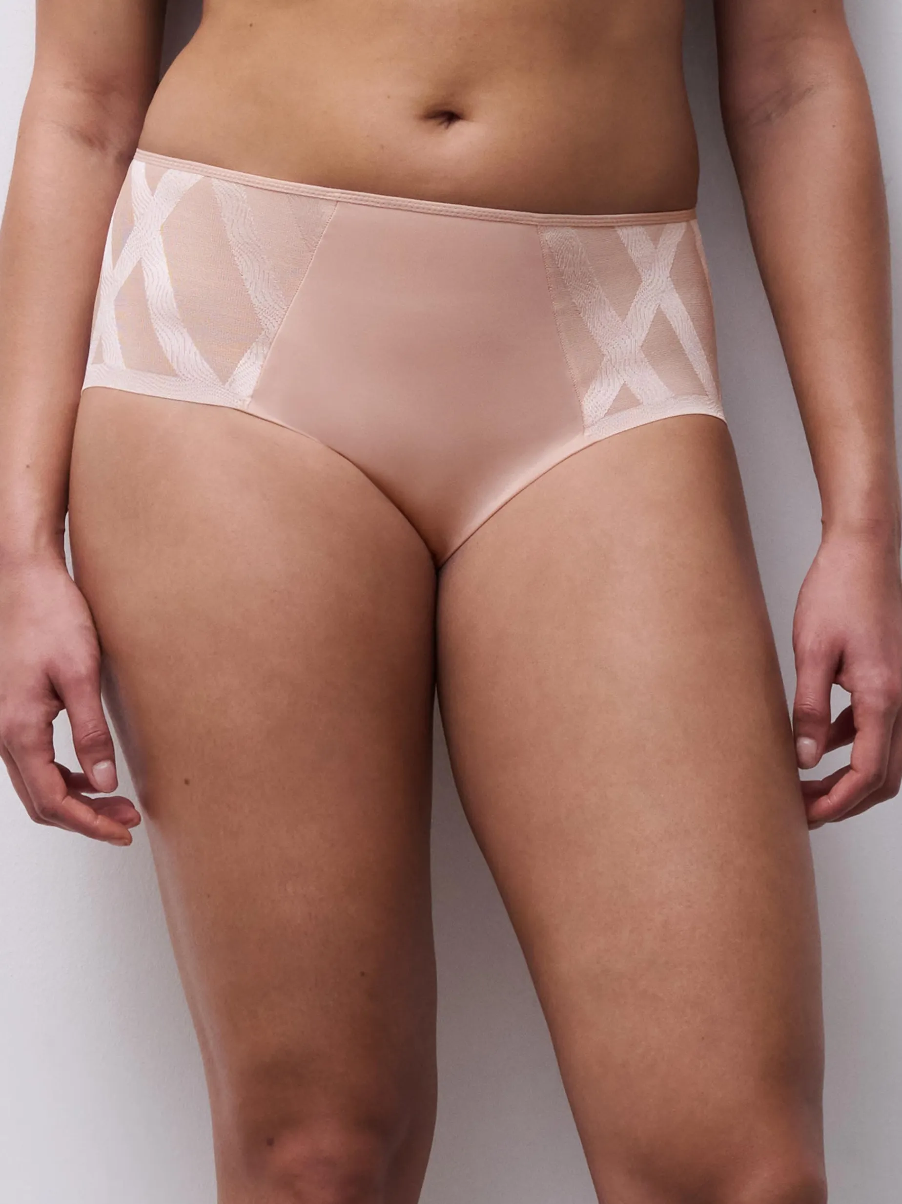 Chantelle GLAZE Hoge taille slip - Soft pink