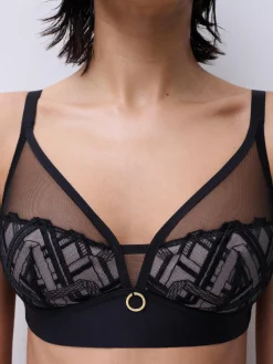Chantelle GRAPHIC SUPPORT Beugelloze BH - Zwart