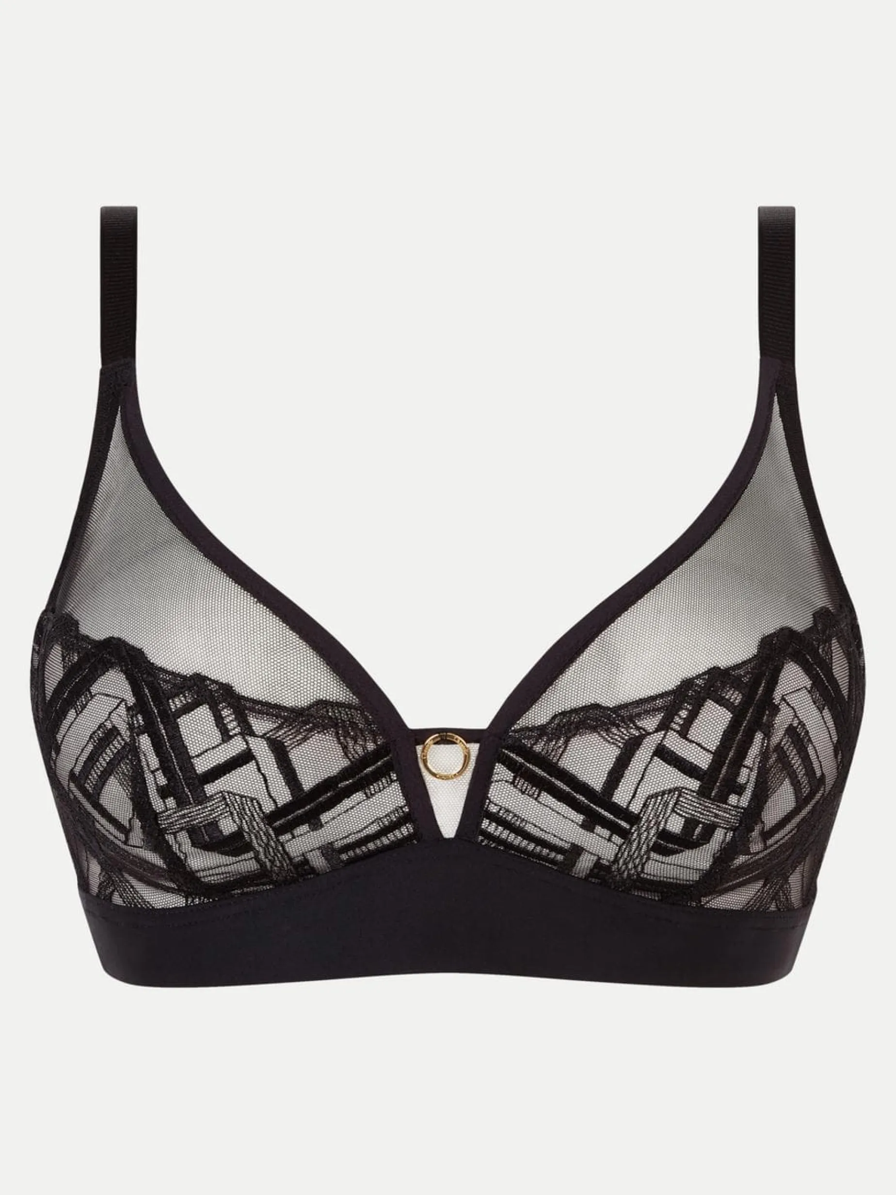 Chantelle GRAPHIC SUPPORT Beugelloze BH - Zwart
