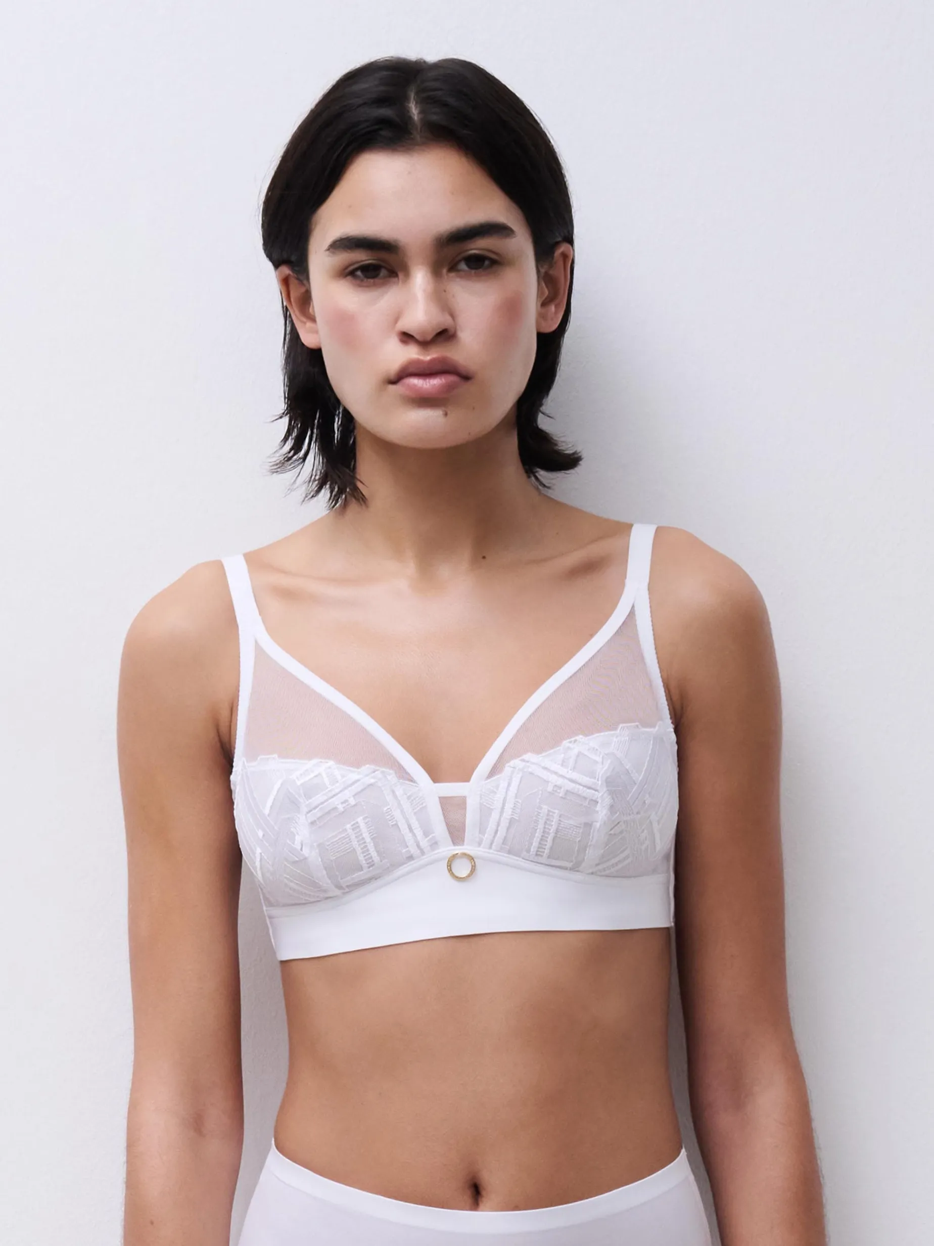 Chantelle GRAPHIC SUPPORT Beugelloze BH - Wit