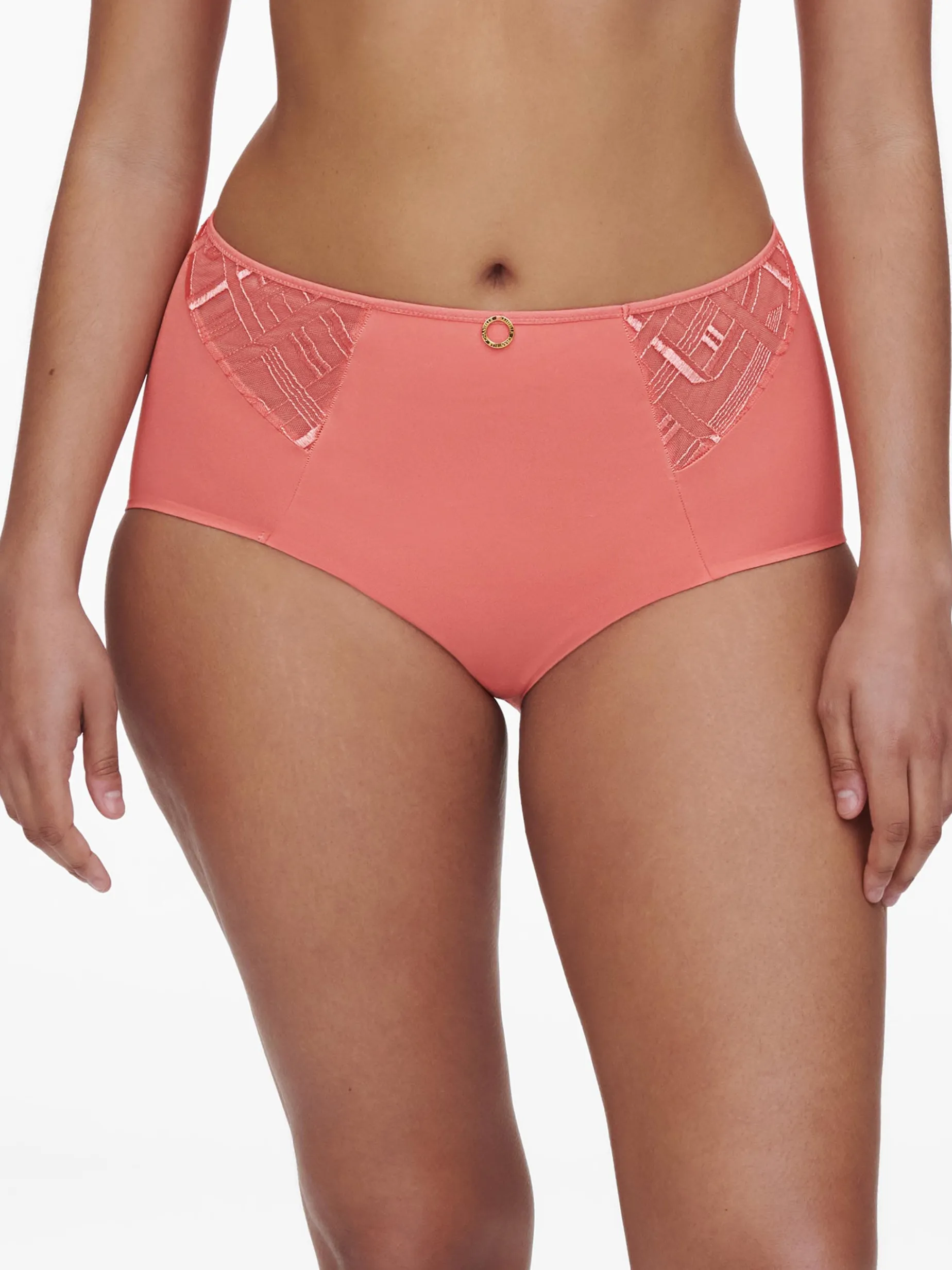 Chantelle GRAPHIC SUPPORT Hoge taille slip - Coral
