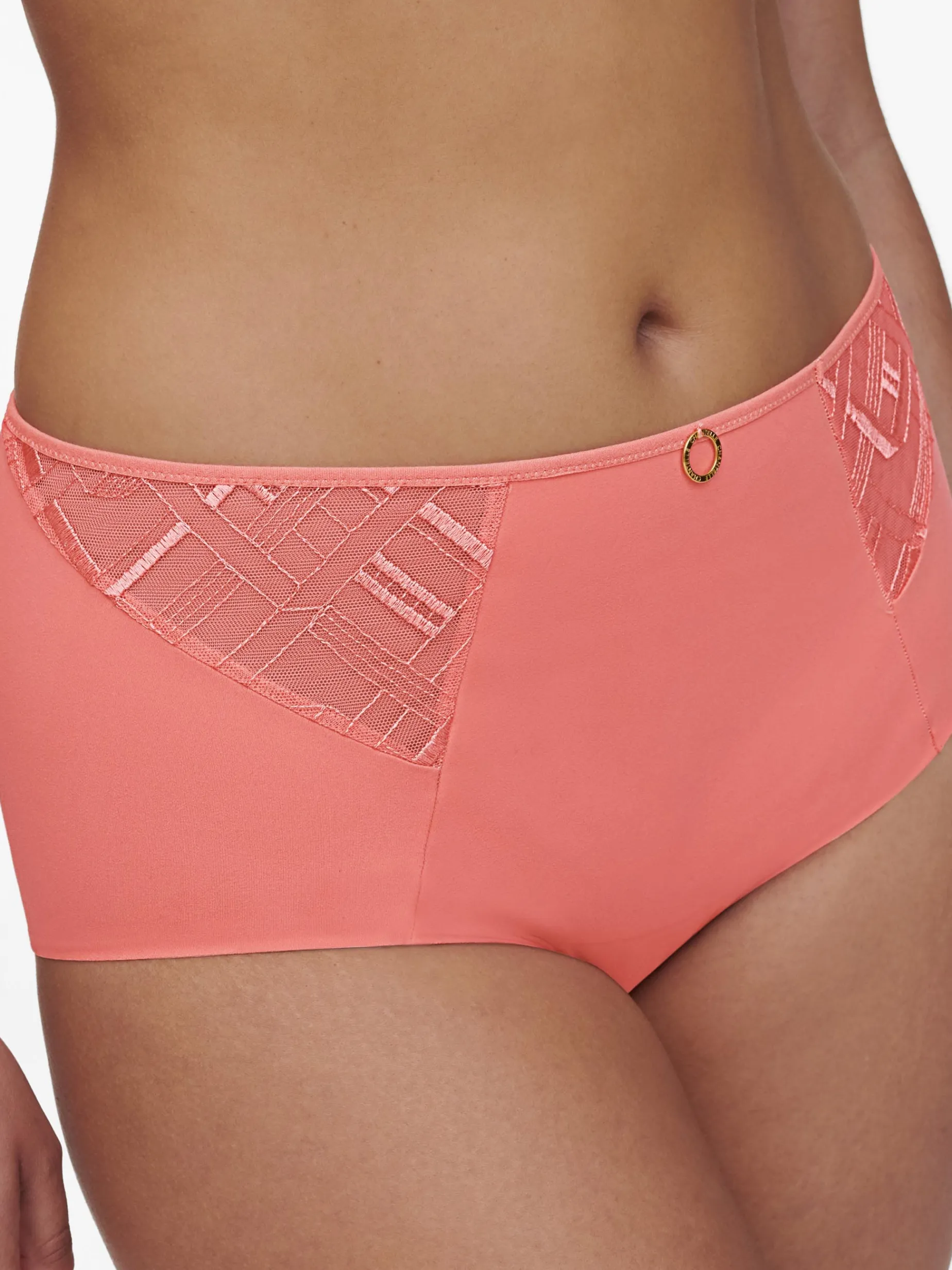 Chantelle GRAPHIC SUPPORT Hoge taille slip - Coral