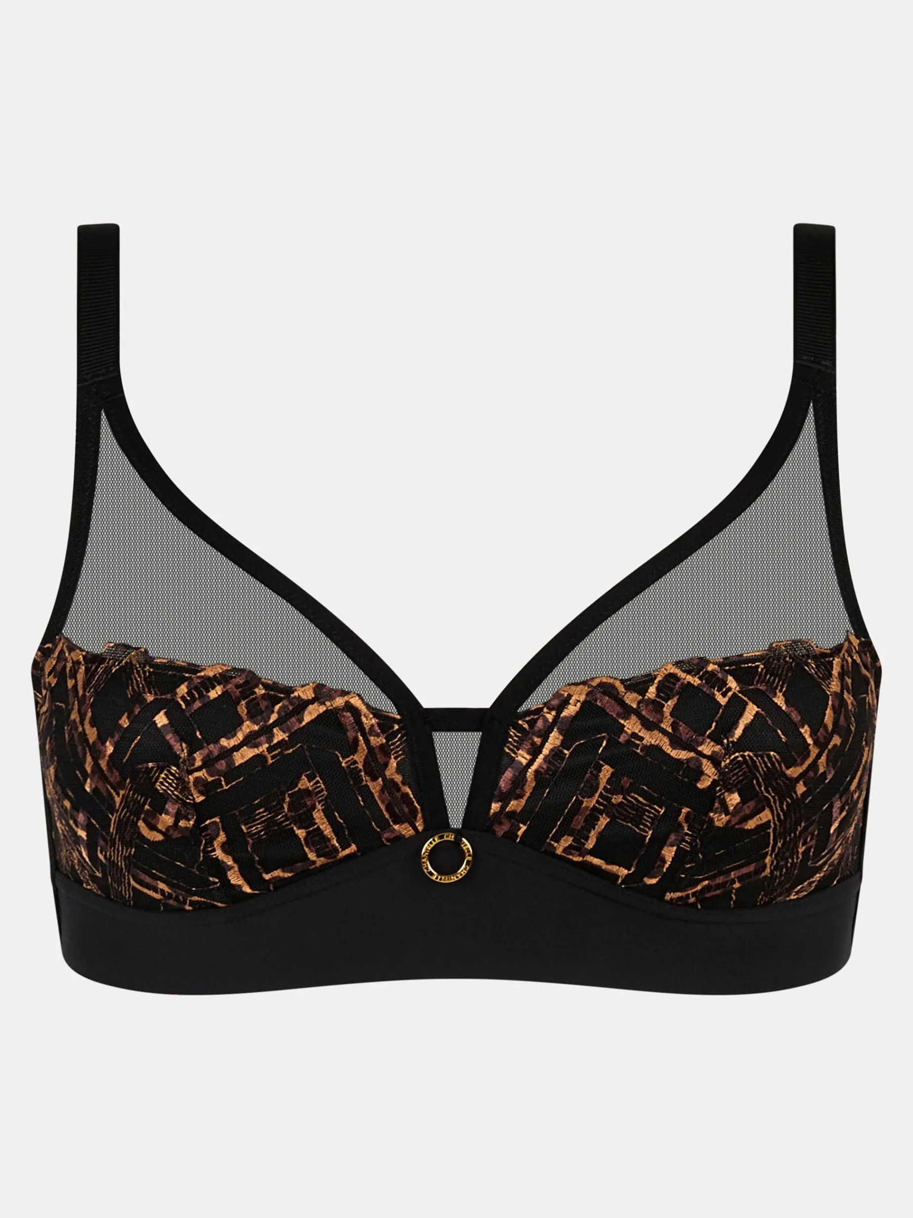 Chantelle GRAPHIC SUPPORT Niet Voorgevormde Beugel BH - Graphic Leopard