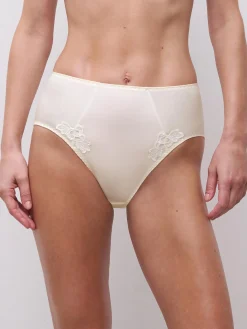 Chantelle Hedona Hoge Taille Slip - Ivoor