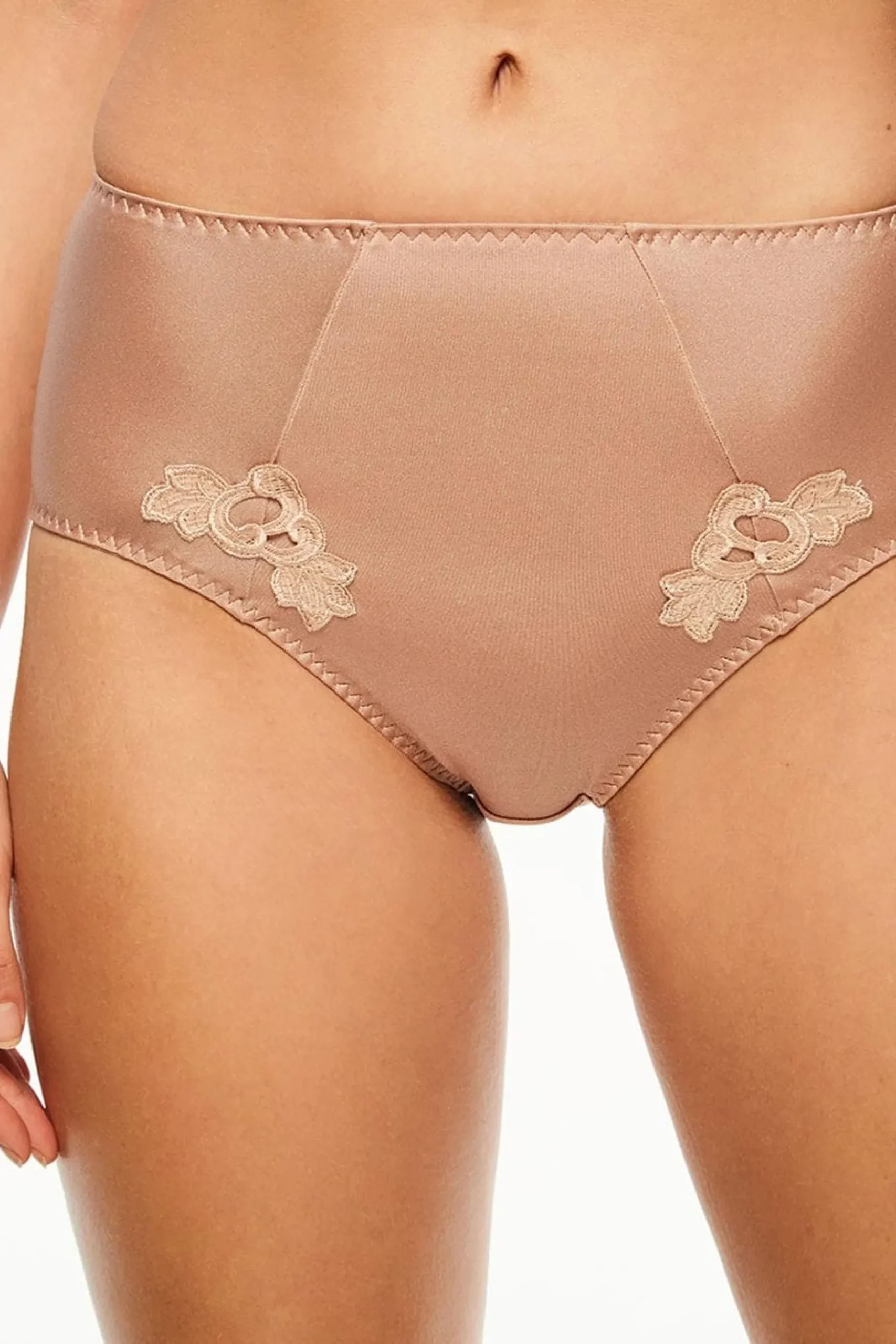 Chantelle Hedona Hoge Taille Slip - Beige