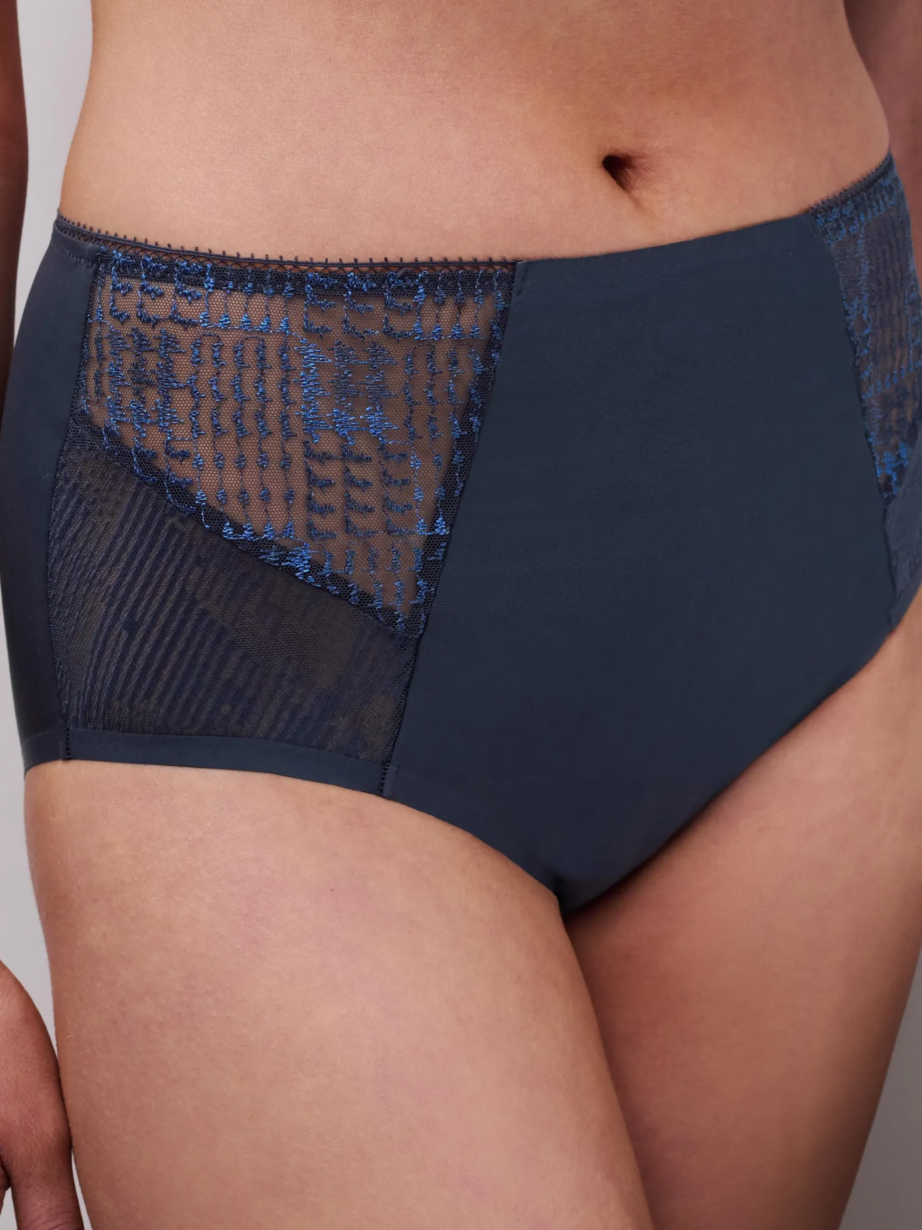 Chantelle INTRIGUE Hoge Taille slip - Sailing blue