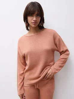 Chantelle JERRY Top Lange Mouw - Camel