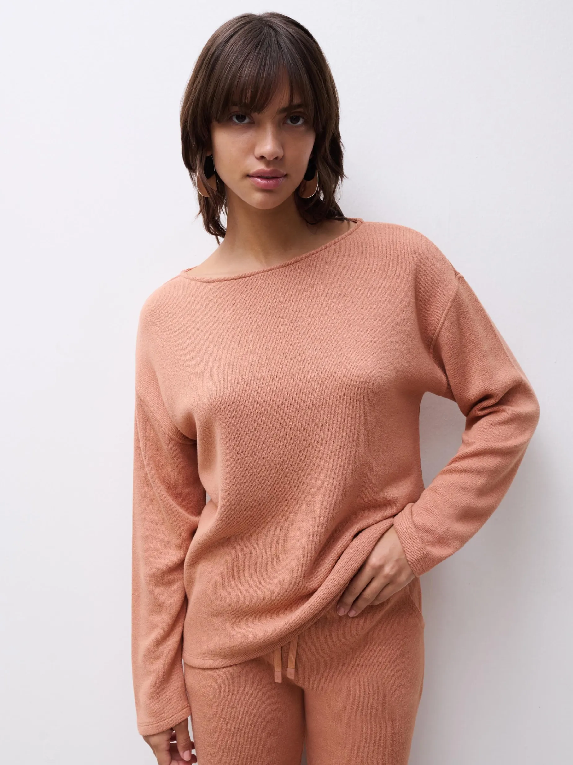 Chantelle JERRY Top Lange Mouw - Camel